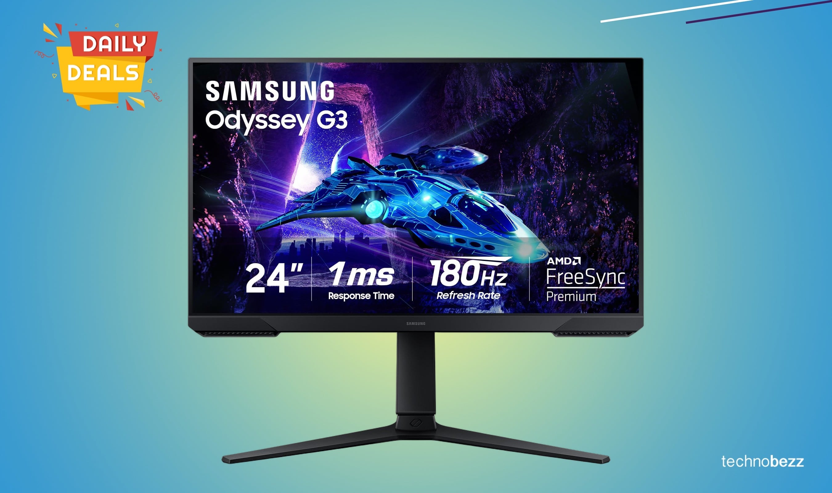 Samsung Odyssey G3 gaming monitor drops to $149.99