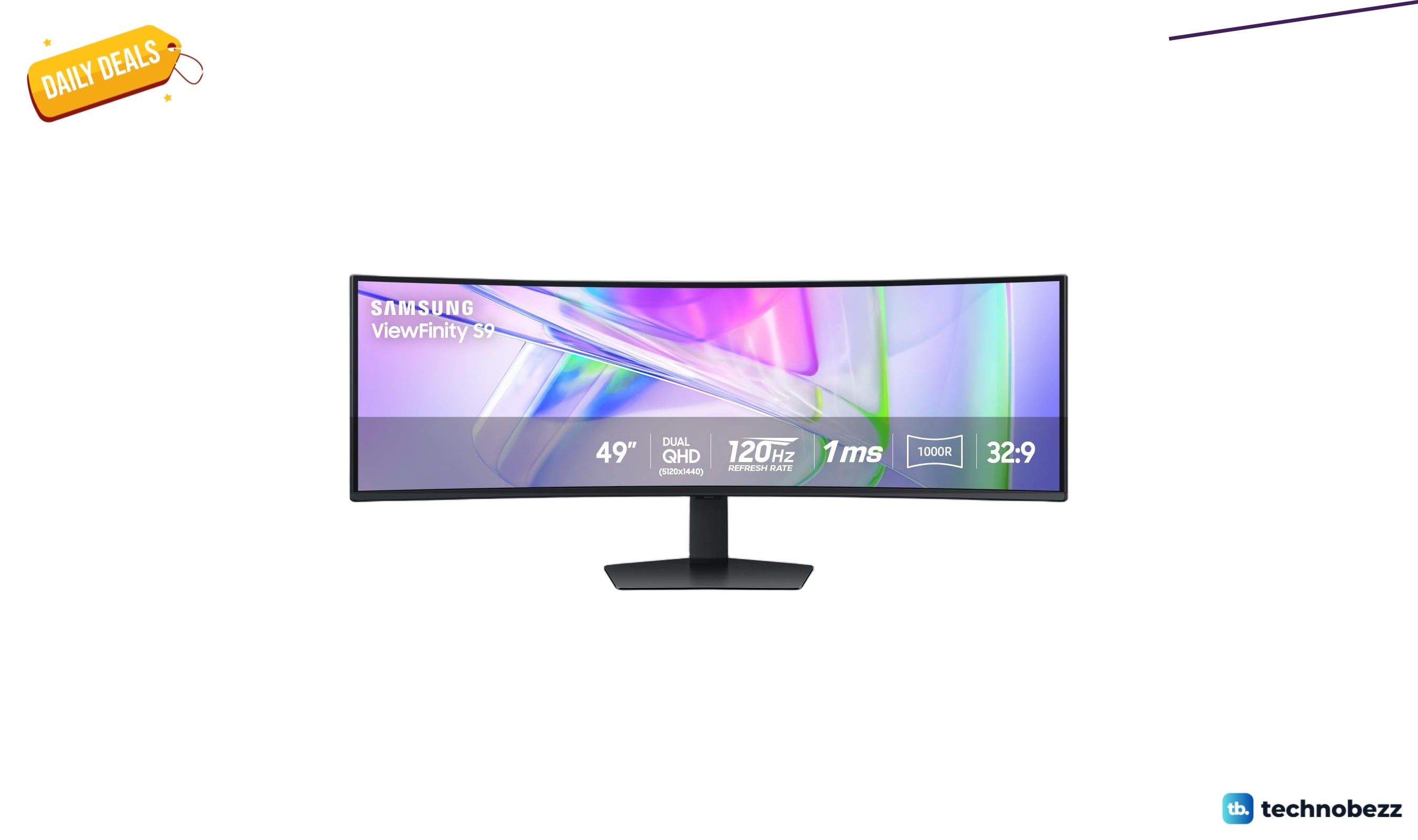 Samsung 49 inch Business Curved Ultrawide Dual QHD drops to $849.99