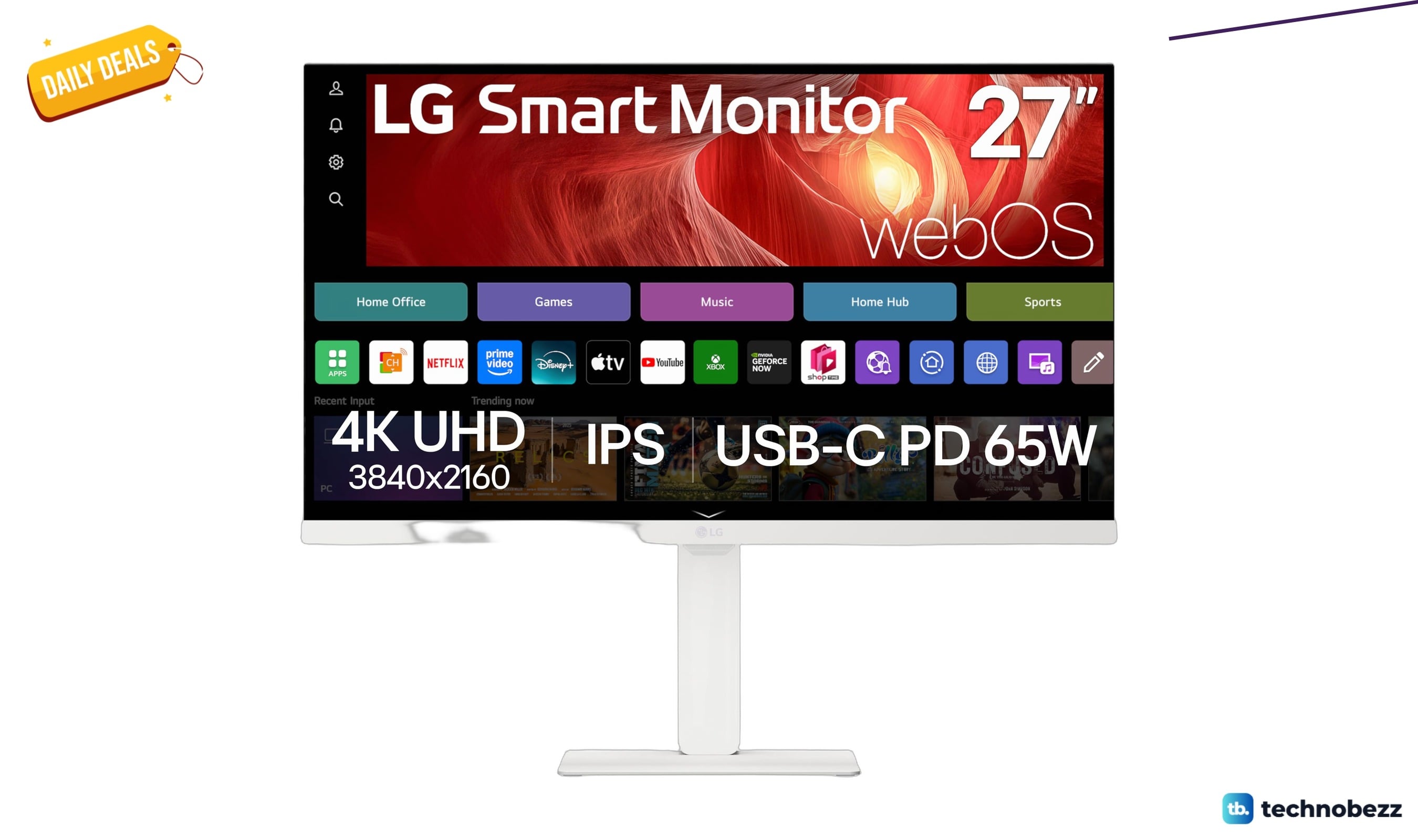 LG 27U730SA-W Smart 4K UHD IPS Computer drops to $345 on Amazon