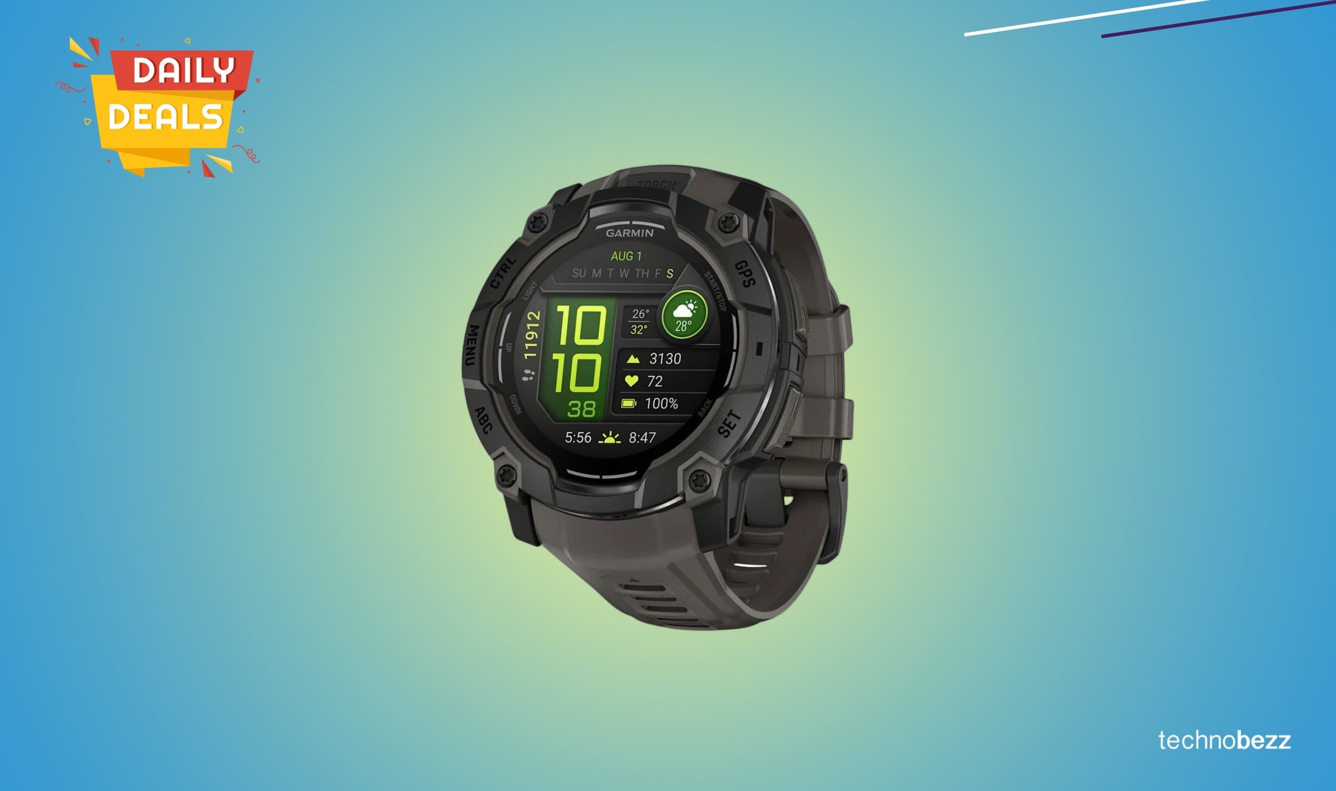 Garmin Instinct 3 50mm AMOLED smartwatch drops to $449.99