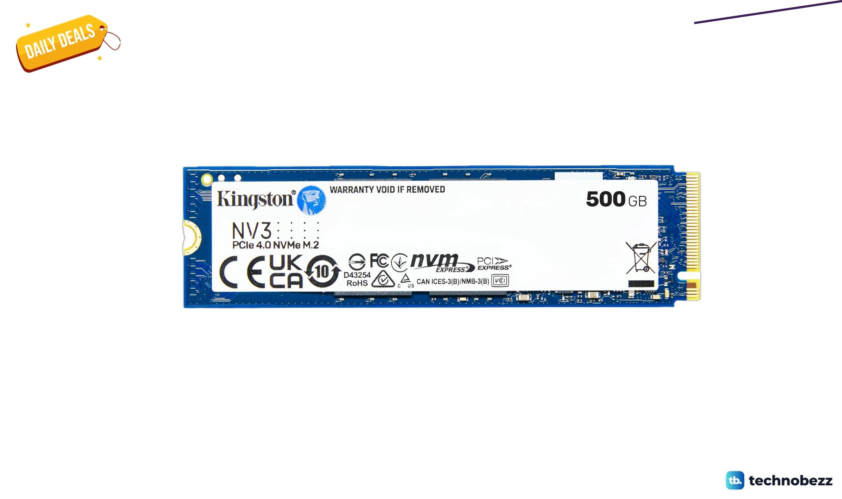 Kingston NV3 M.2 2280 NVMe SSD drops to $114.99 on Amazon