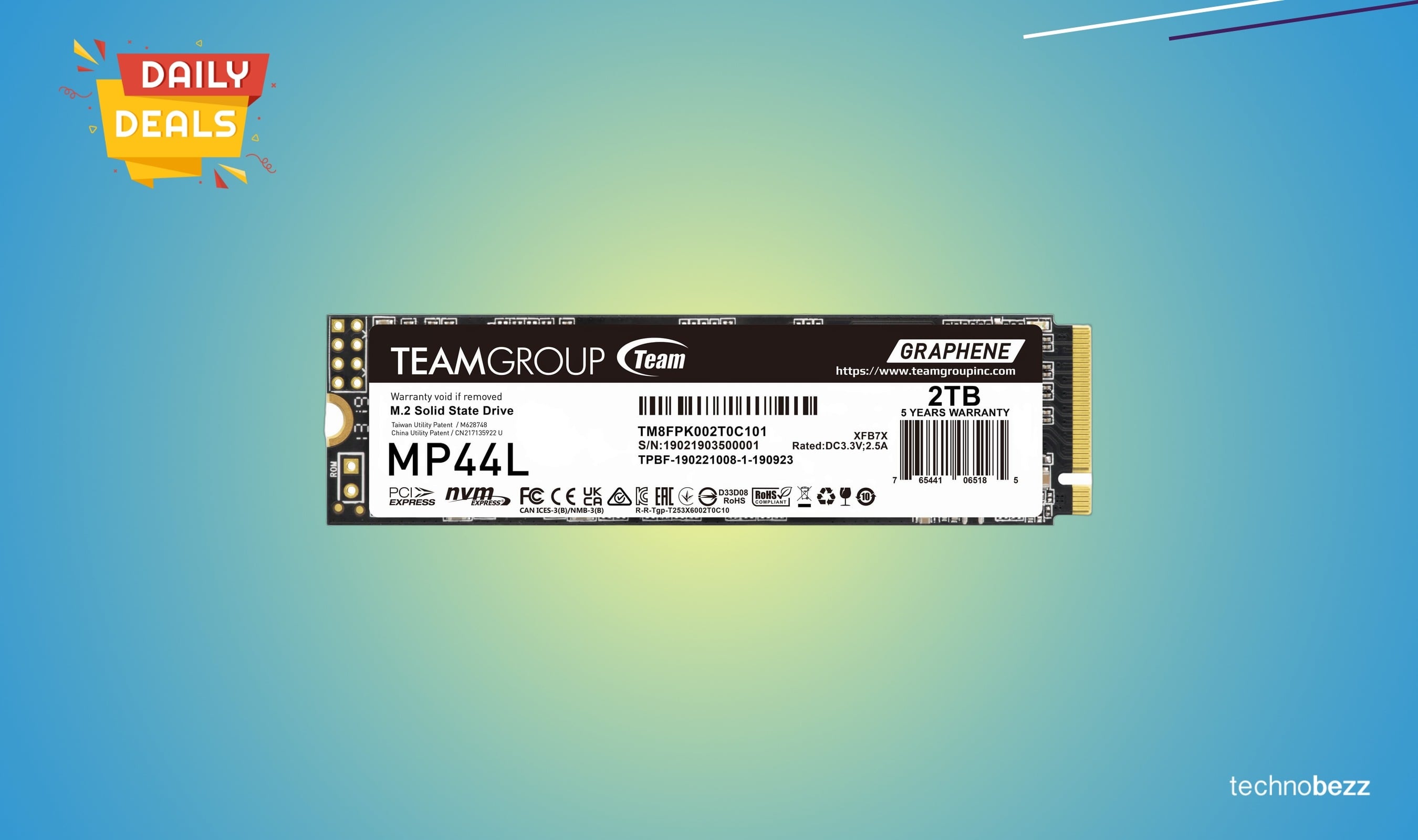 TEAMGROUP MP44L 2TB SSD drops to $298.99 on Amazon