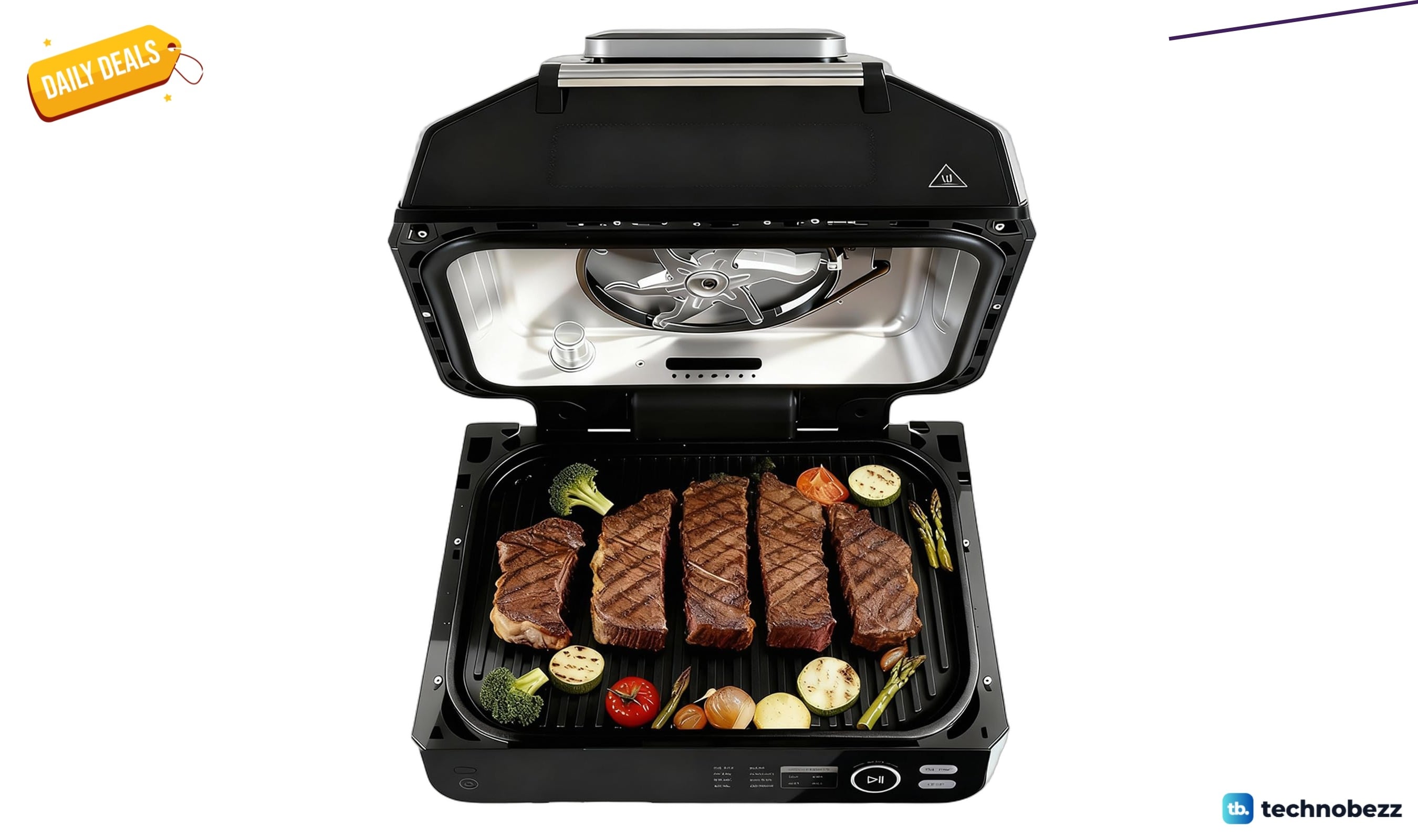 NEWBULIB Electric Grill Outdoor 8-in-1 BBQ drops to $93.99 on Amazon