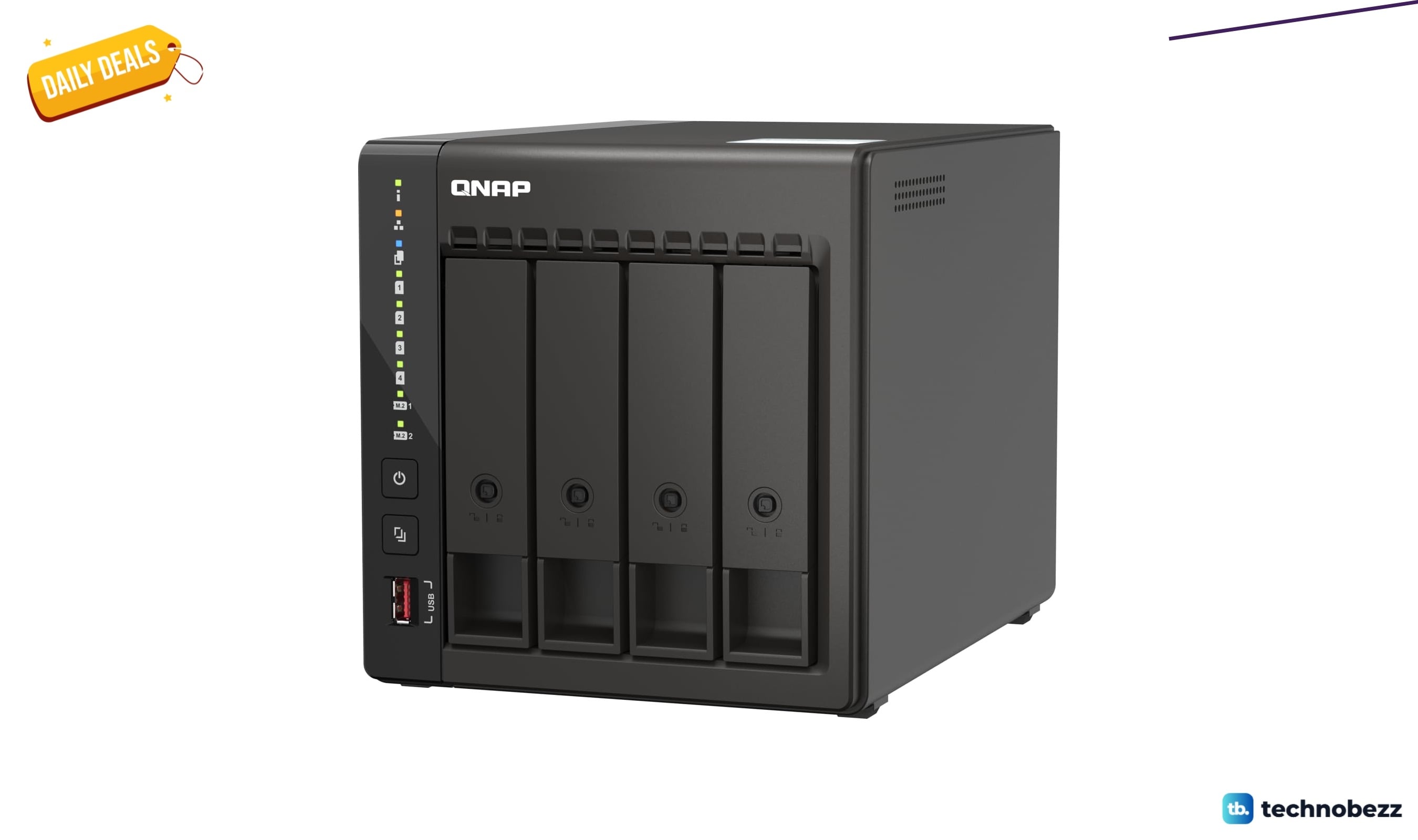 QNAP TS-453E-8G-US 4 Bay Desktop NAS drops to $729 on Amazon