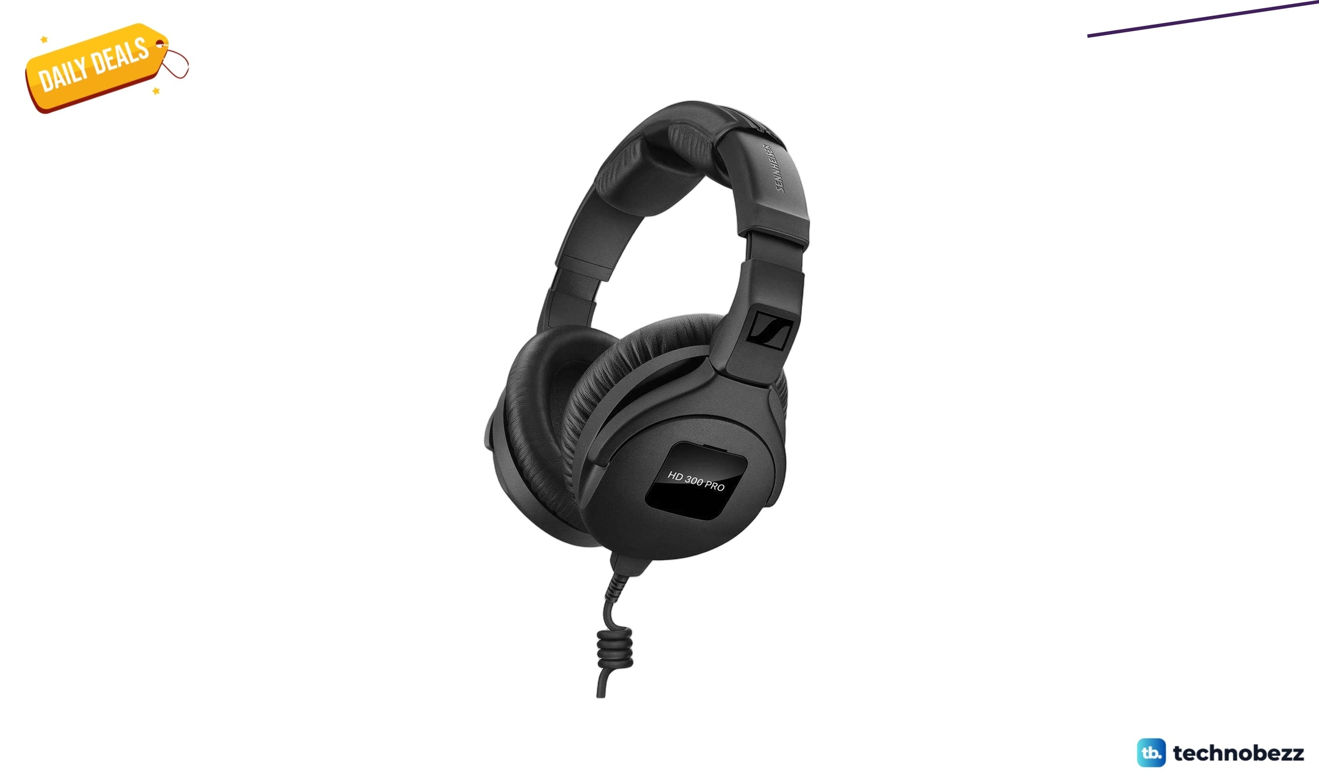 Sennheiser Professional HD 300 PRO Over-Ear Broadcast drops to $186.15