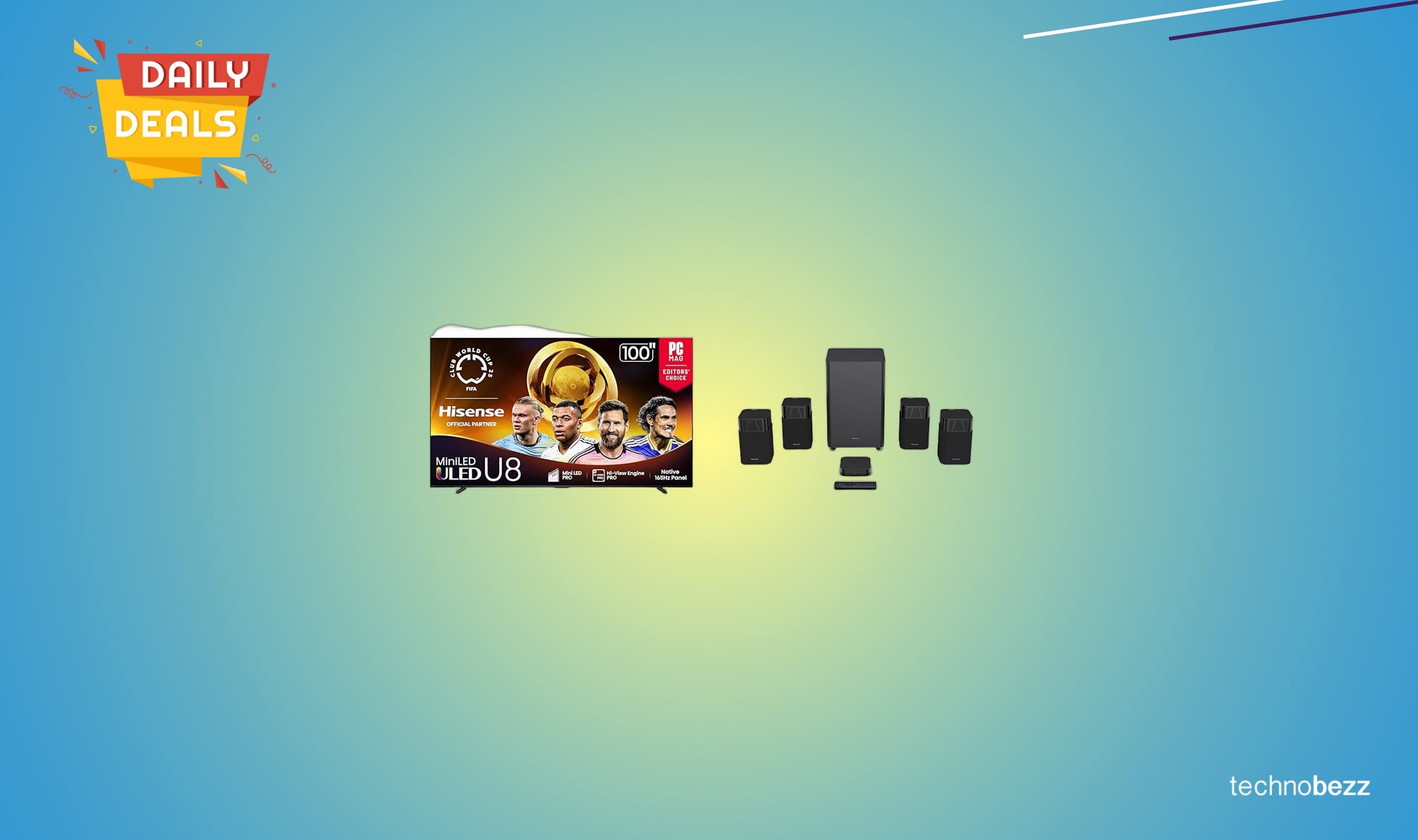 Hisense 100U8QG Mini-LED TV bundle drops to $4297.95 on Amazon