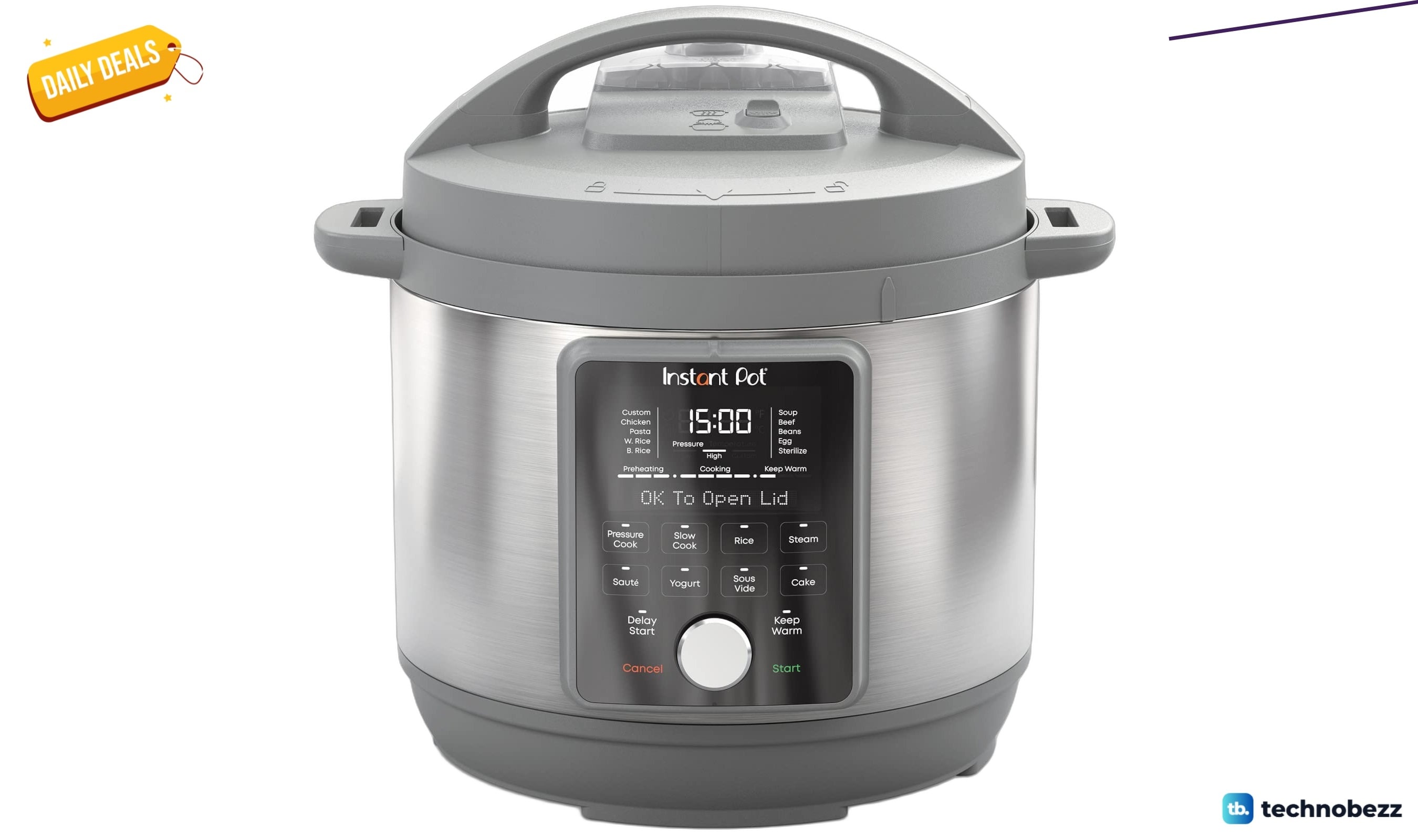 Instant Pot 6-Quart Whisper Quiet 9-in-1 Electric drops to $99.99