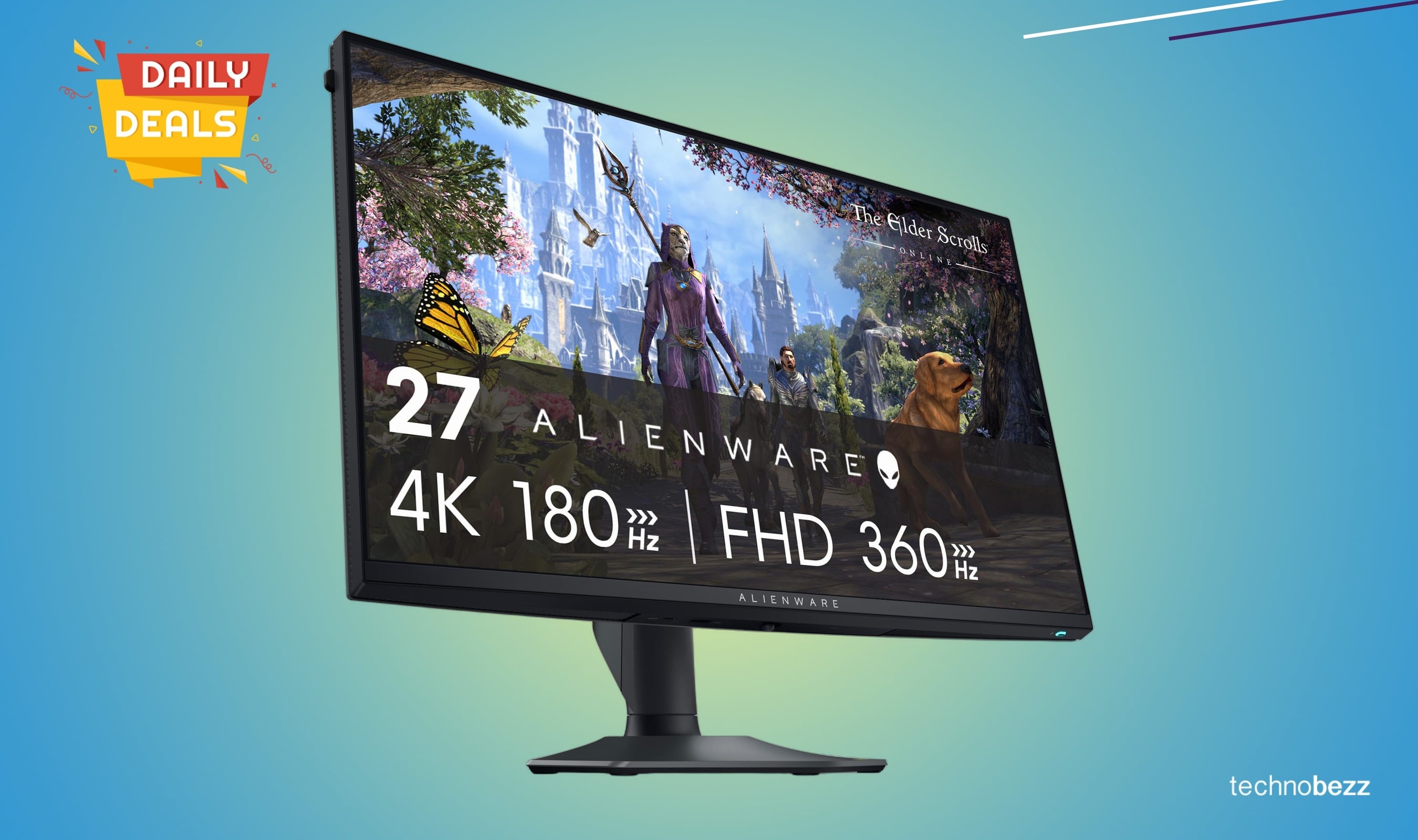 Alienware 27 4K Dual-Resolution Gaming Monitor drops to $399.99