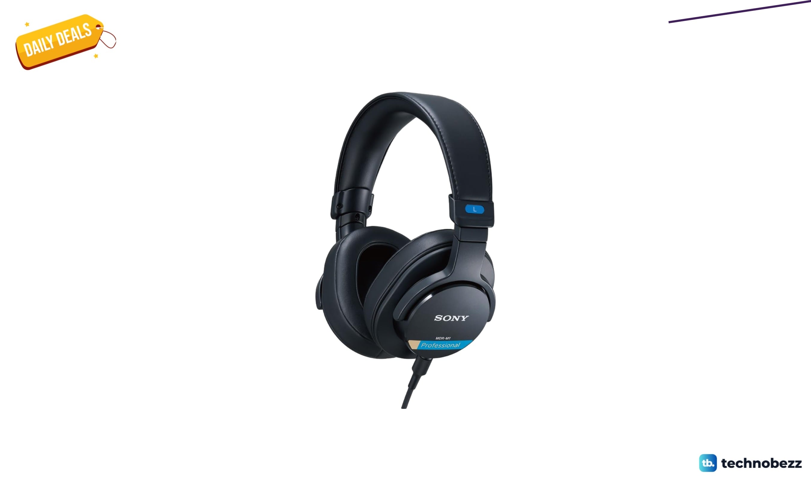 Sony MDR-M1 Professional Reference Closed Monitor Headphones drops to $228