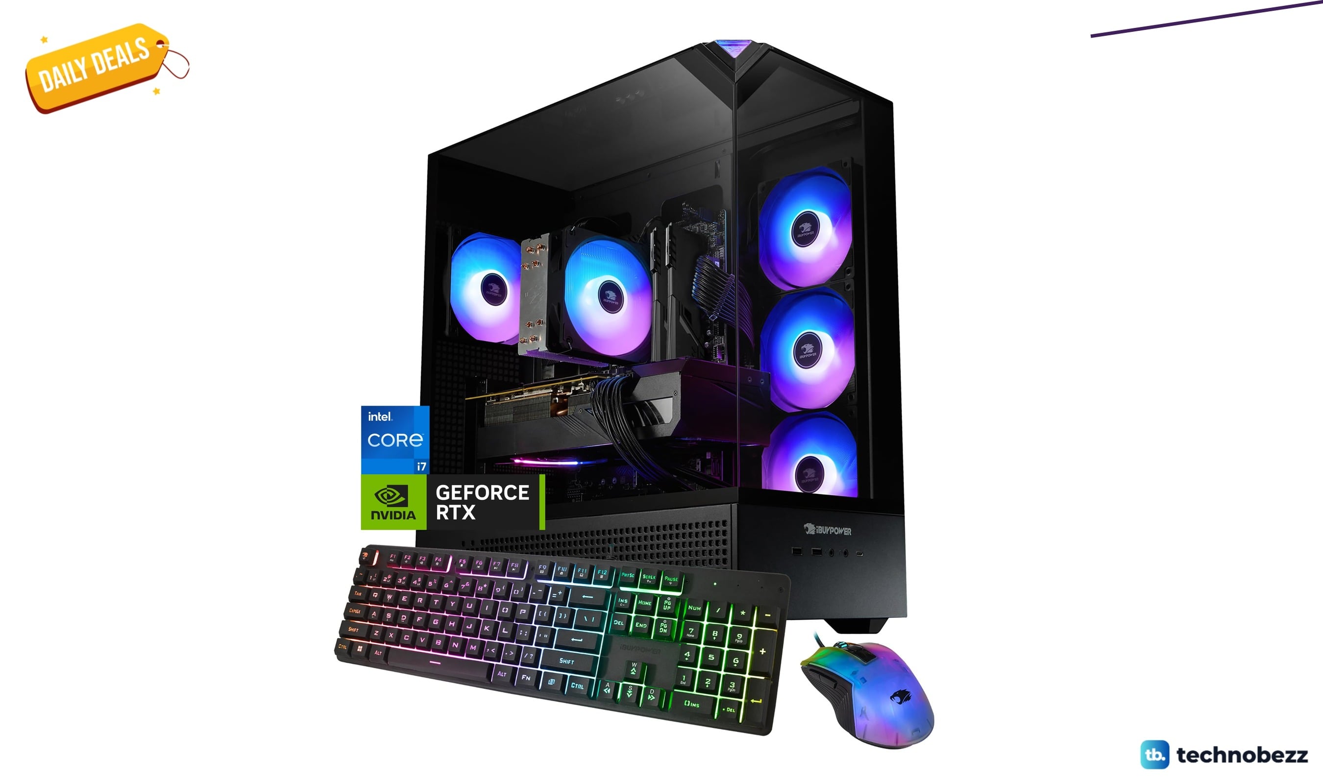 iBUYPOWER Element Gaming PC with RTX 5070 drops to $1999.99