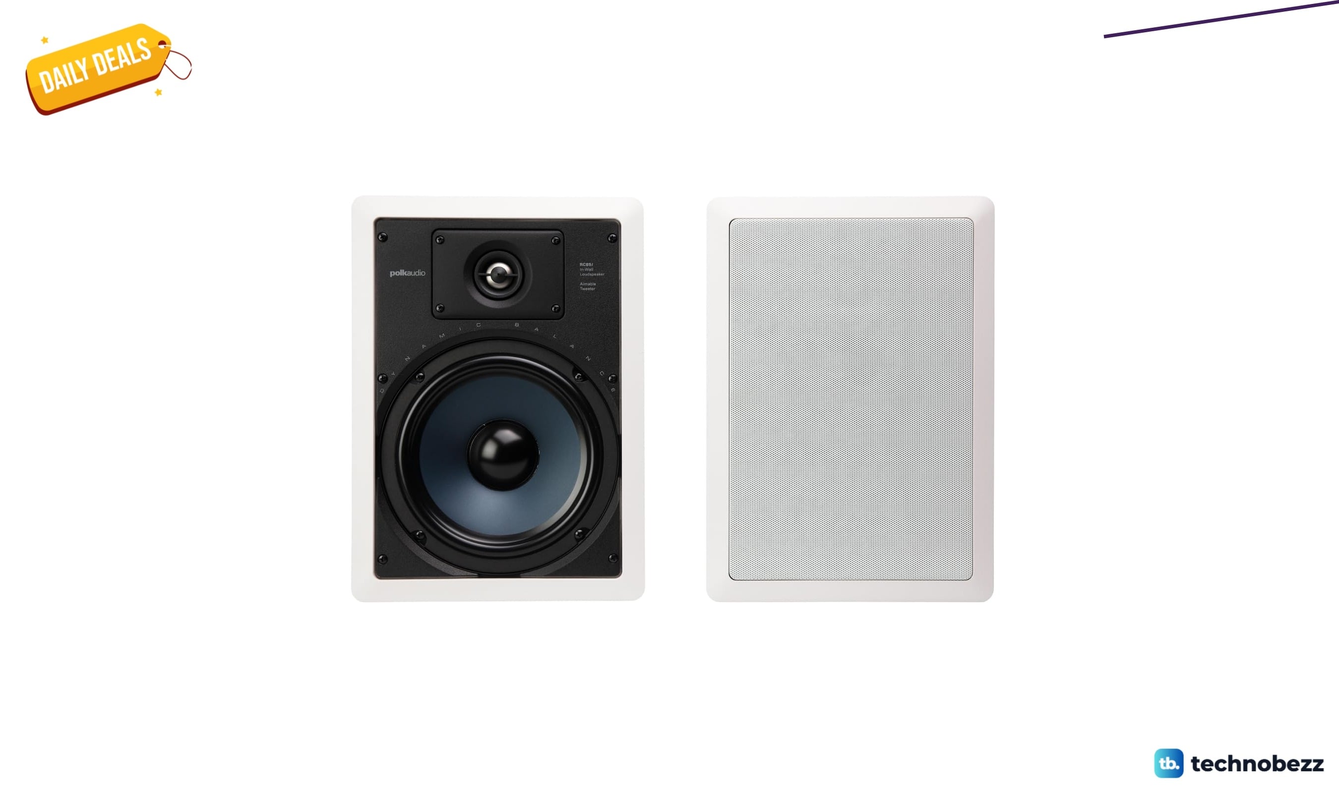 Polk Audio RC85i 2-way In-Wall 8" Rectangular drops to $250 on Amazon