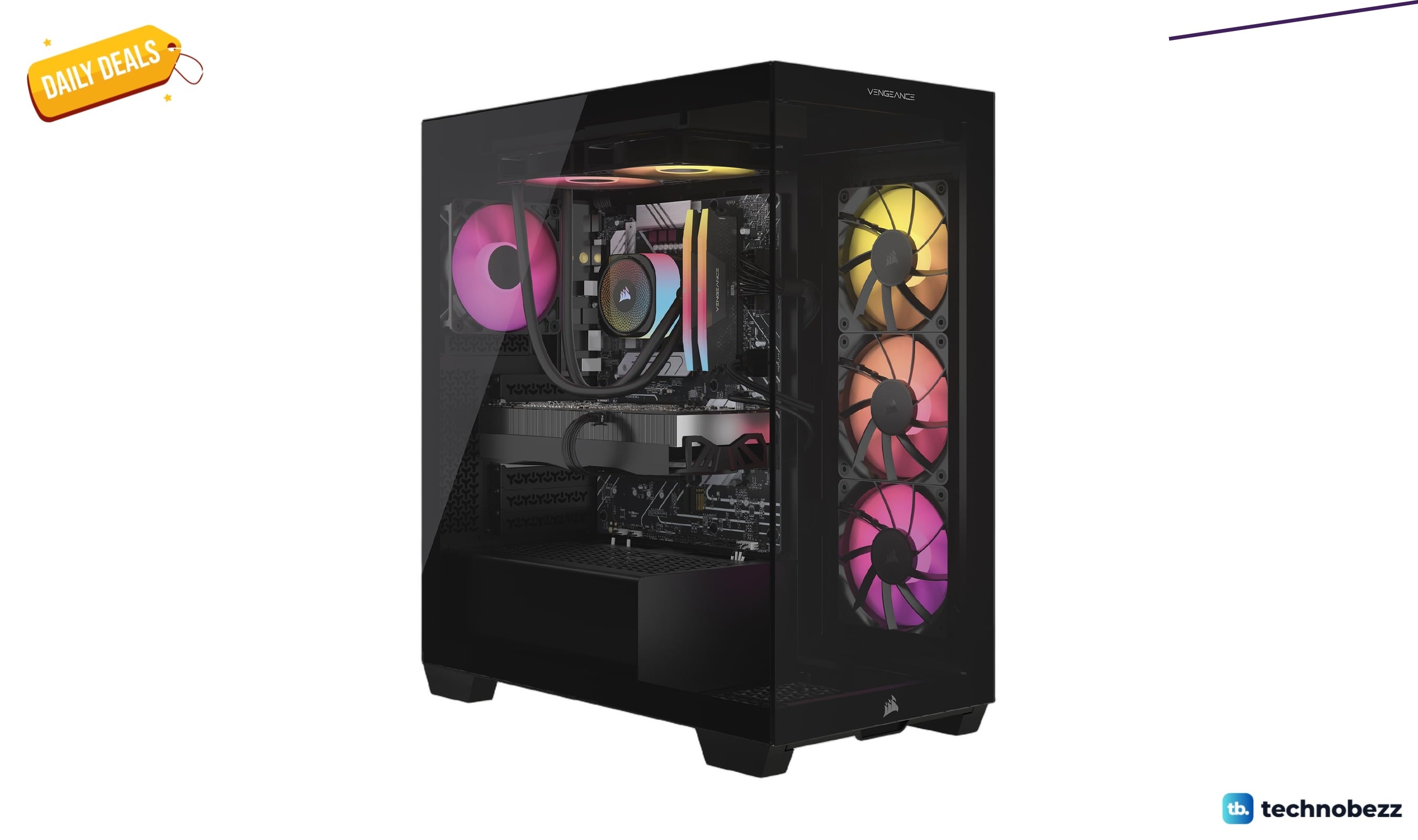 Corsair Vengeance i7500 Gaming PC with liquid cooling drops to $3299.99