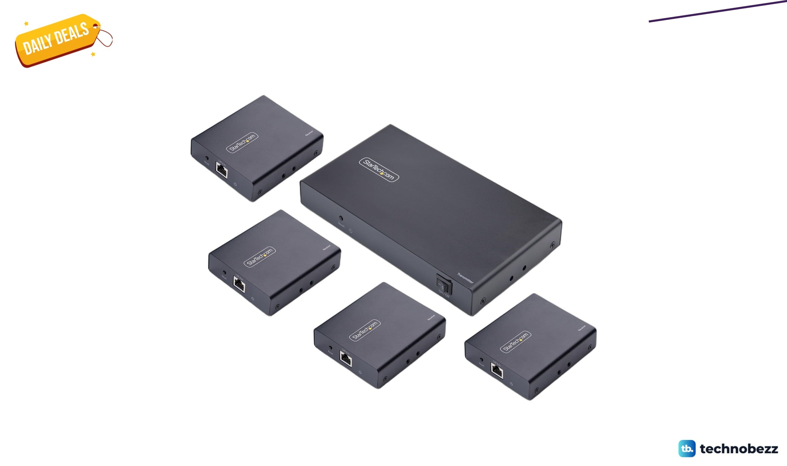 StarTech.com 4-Port HDMI Extender Splitter Over CAT6 drops to $510.41