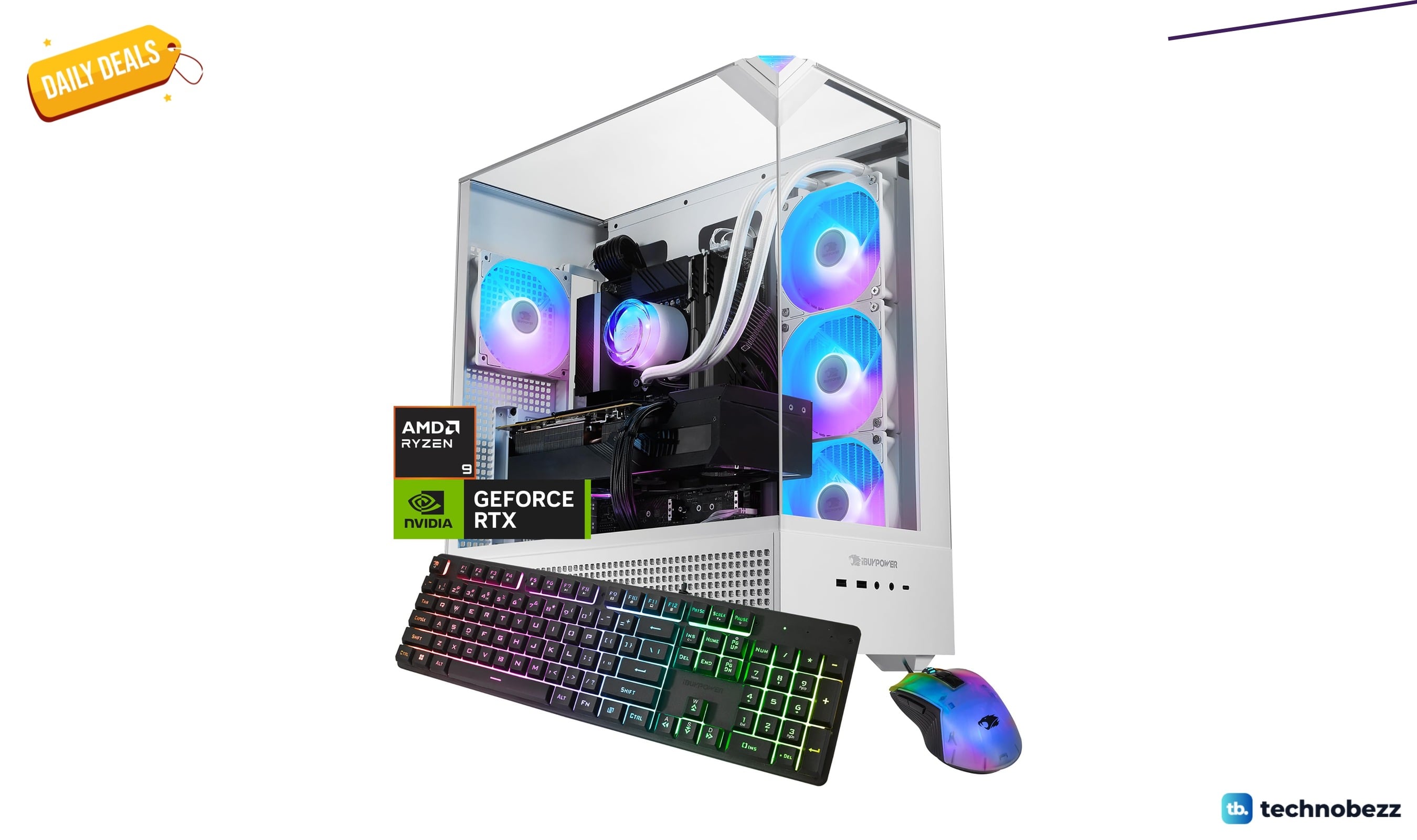 iBUYPOWER Element Gaming PC with AMD Ryzen 9 drops to $2127.03