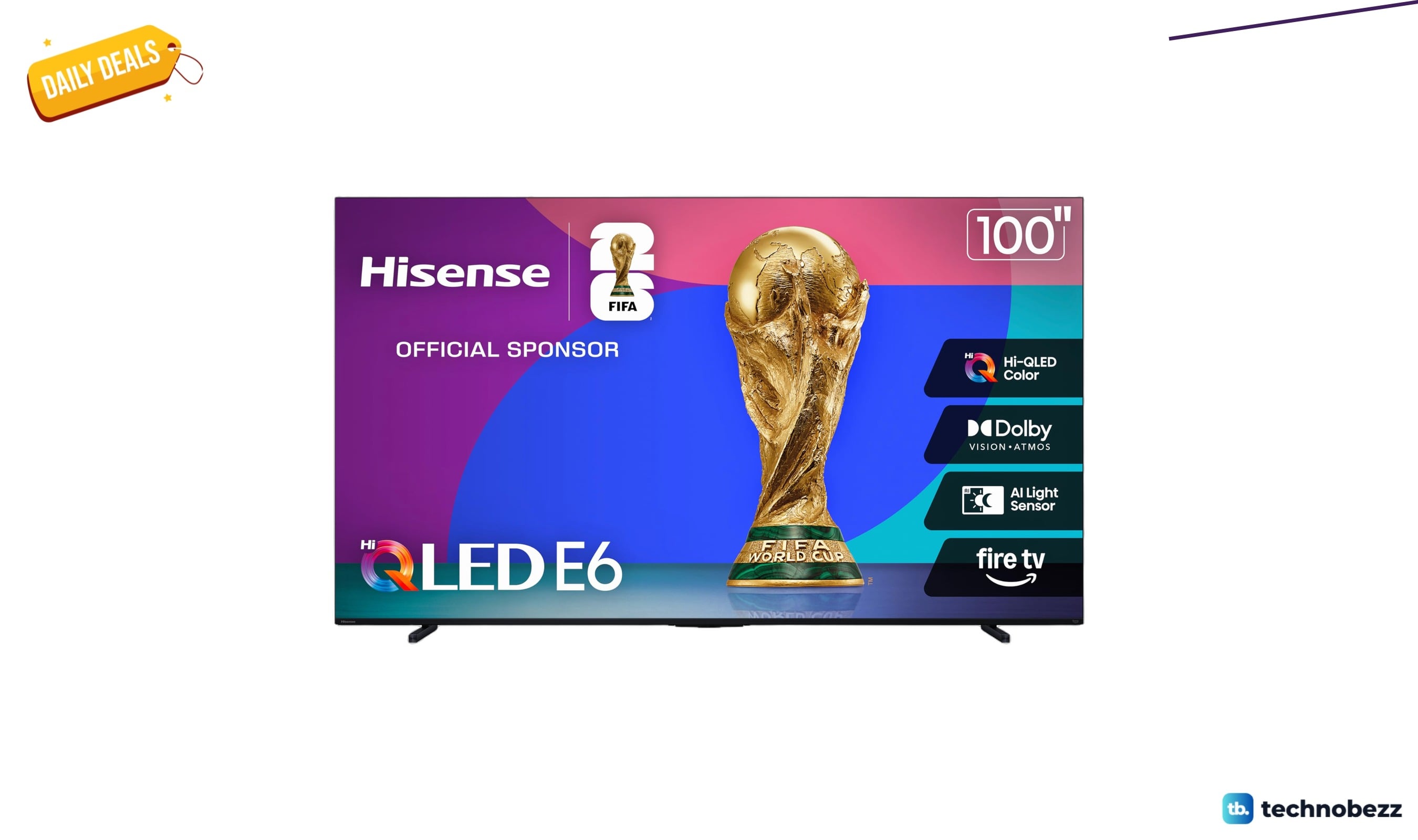 Hisense 100 inch Class E6 QLED 4K UHD drops to $1499.99 in latest price cut
