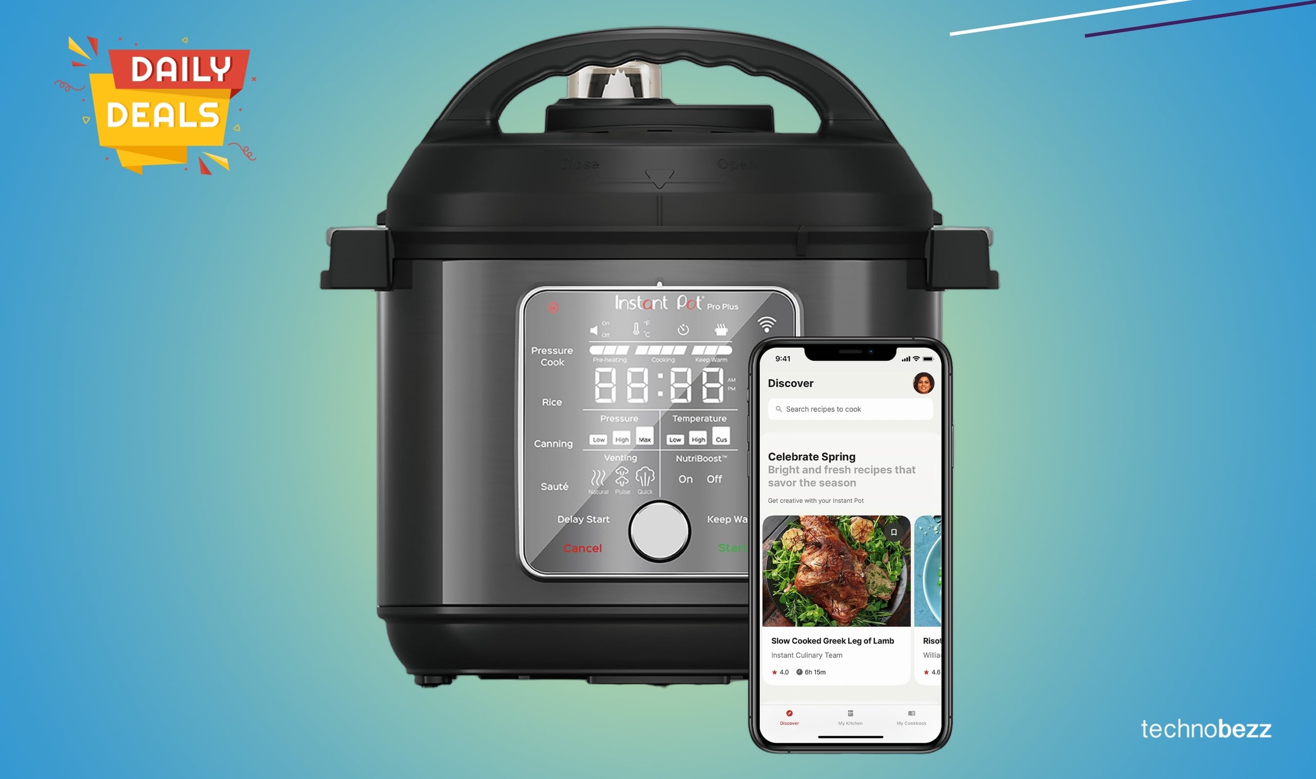 Instant Pot Pro Plus Wi-Fi Smart 10-in-1 drops to $189.99
