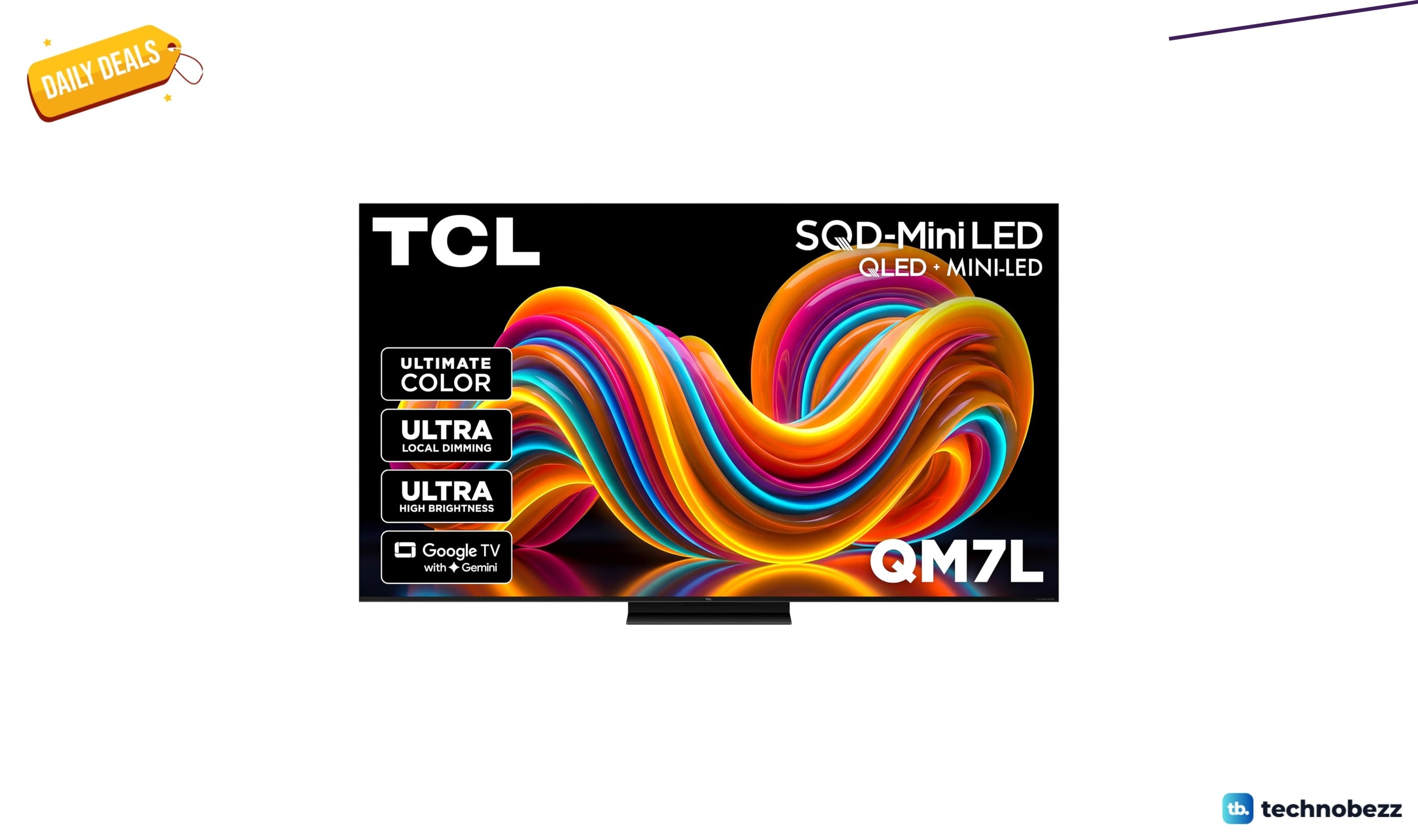 TCL 55 Class QM7L SQD Mini LED QLED drops to $799.99 in latest price cut