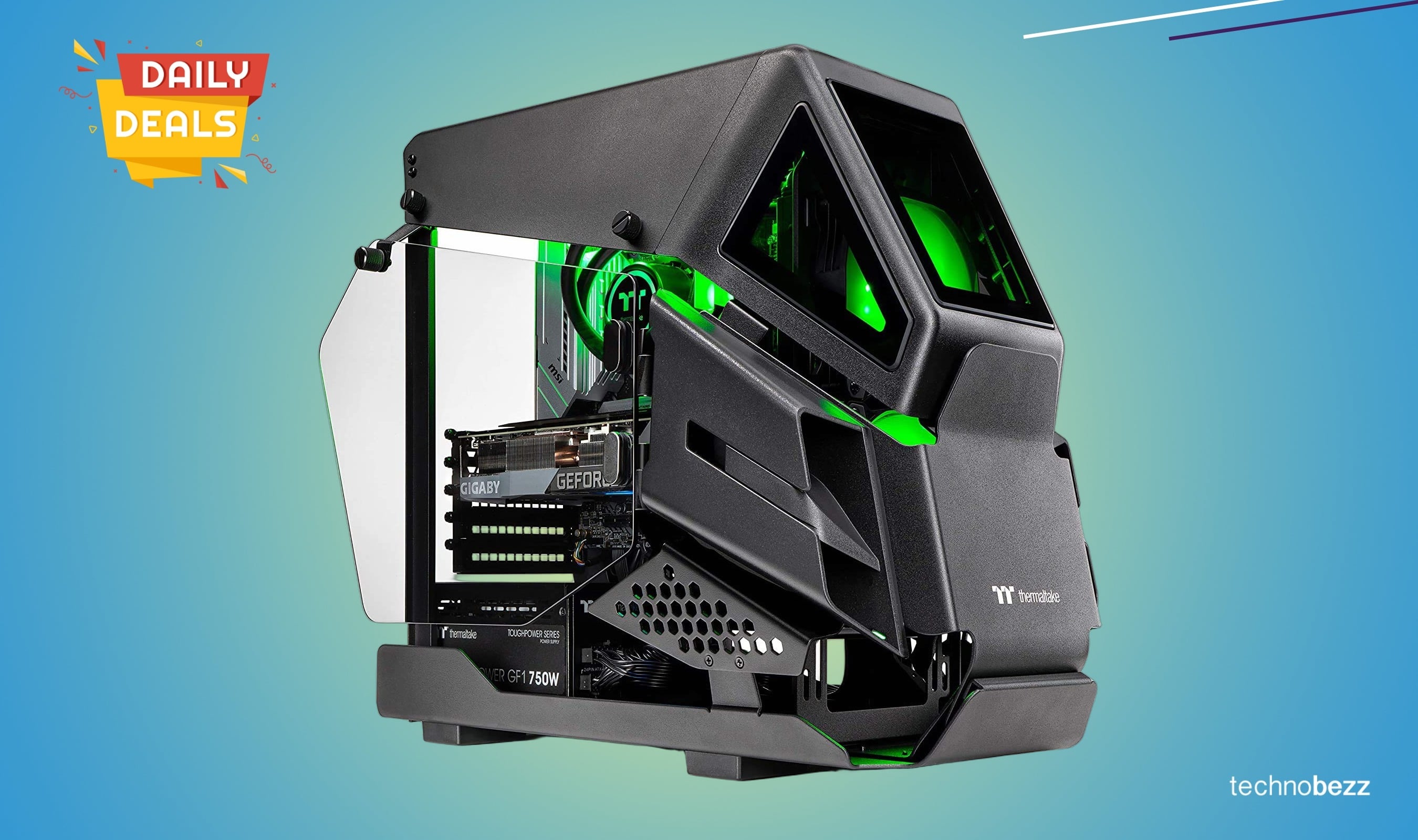 Thermaltake AH-370 Liquid-Cooled Gaming Desktop Drops to $920.31