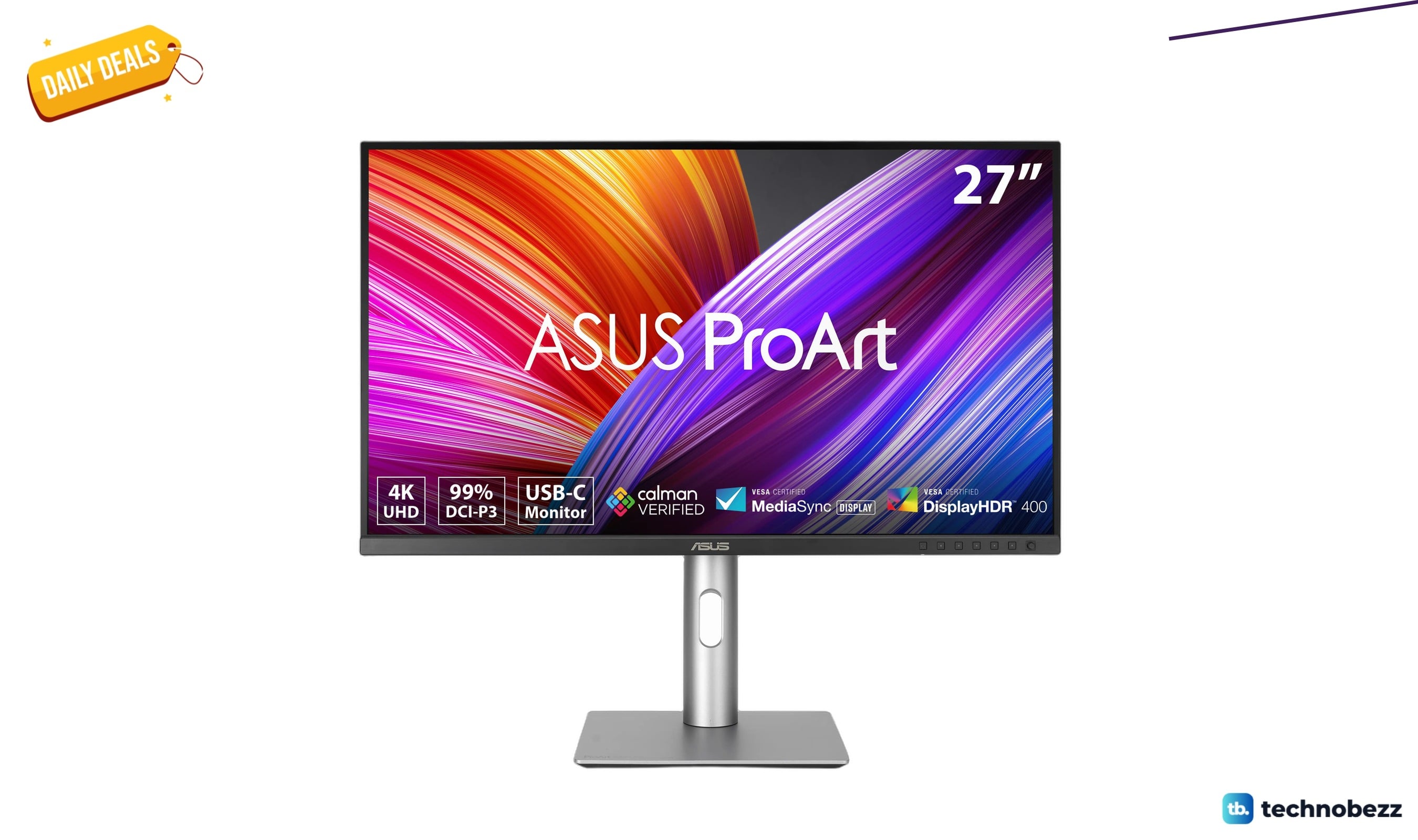 ASUS ProArt Display 27” 4K HDR Professional drops to $399 on Amazon