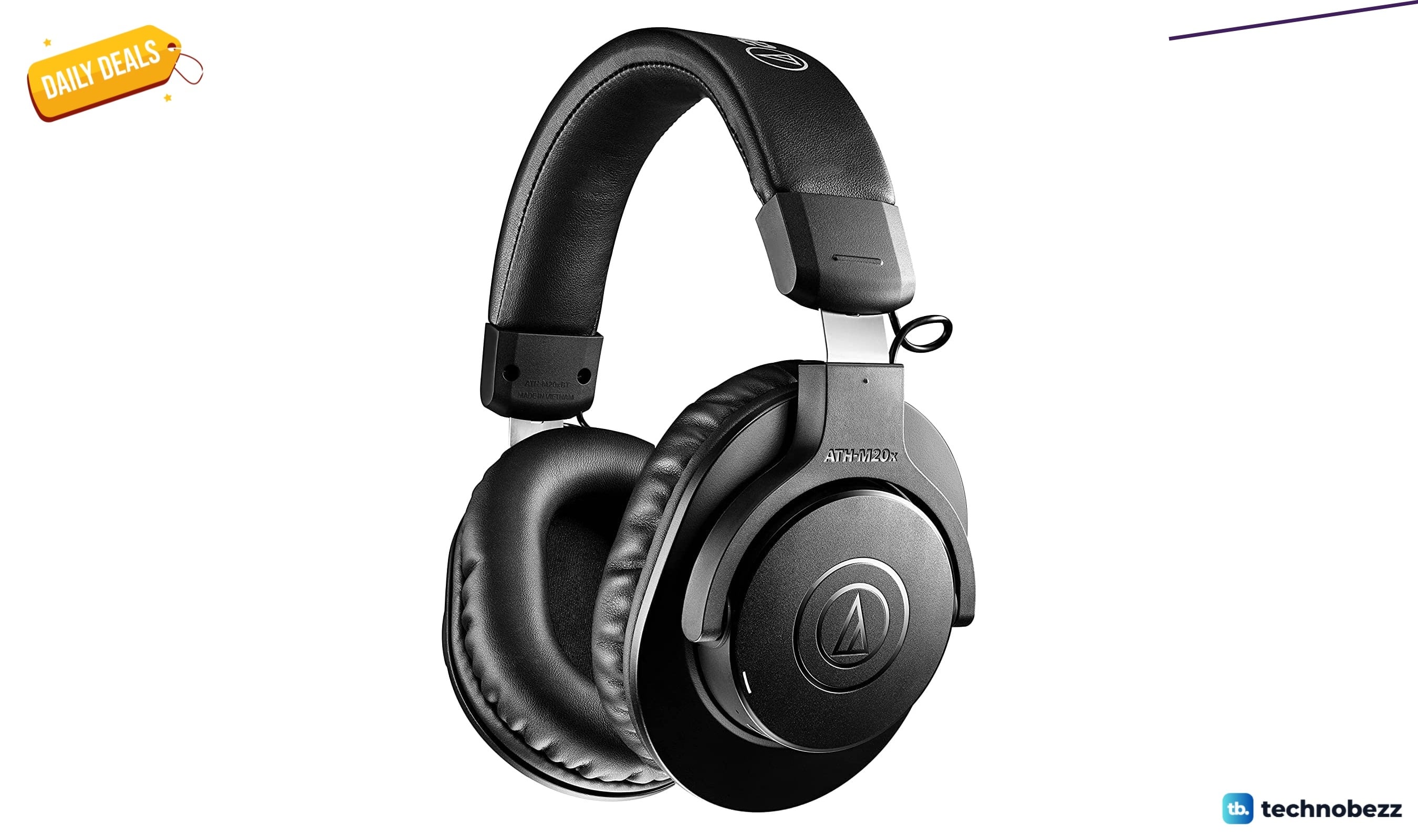 Audio-Technica ATH-M20xBT over-ear headphones now selling for $76.50
