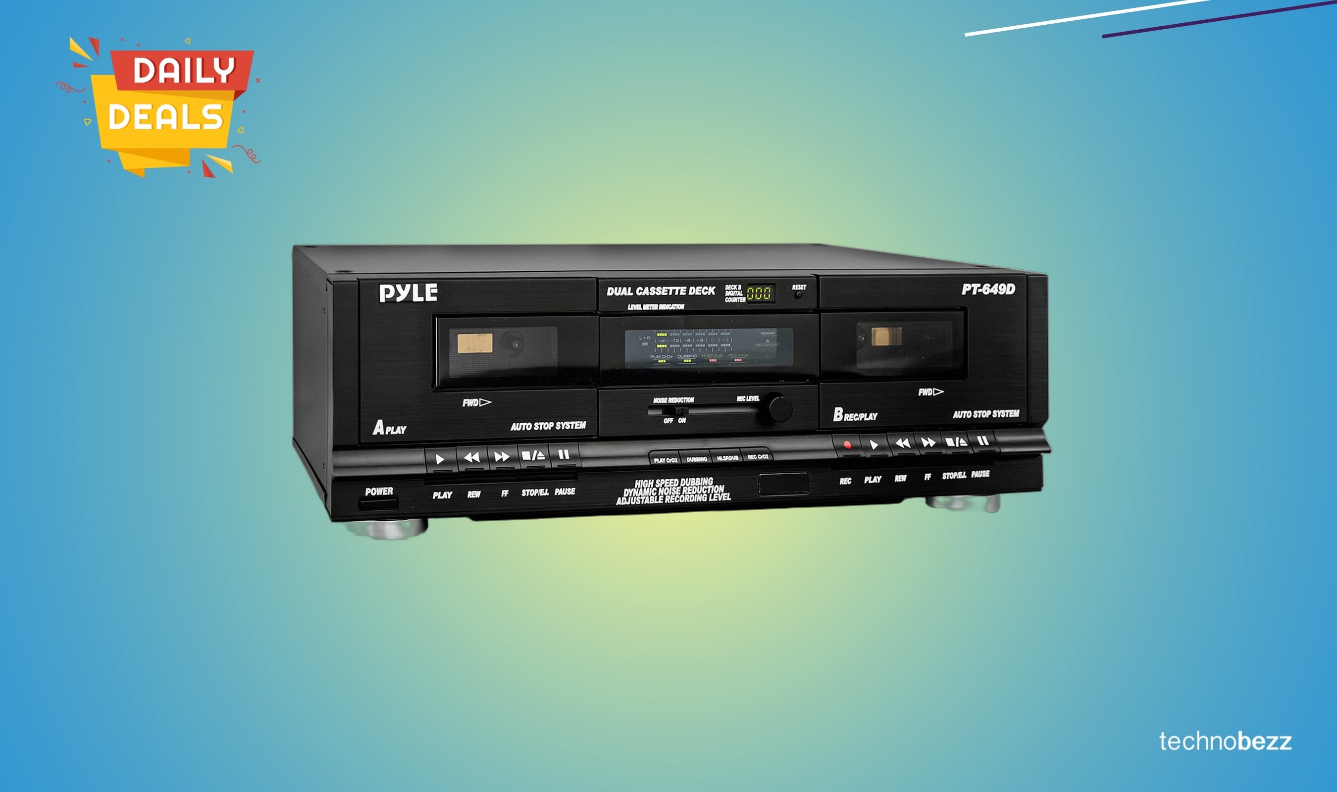PyleUsa Dual Cassette Deck drops to $153.99 on Amazon