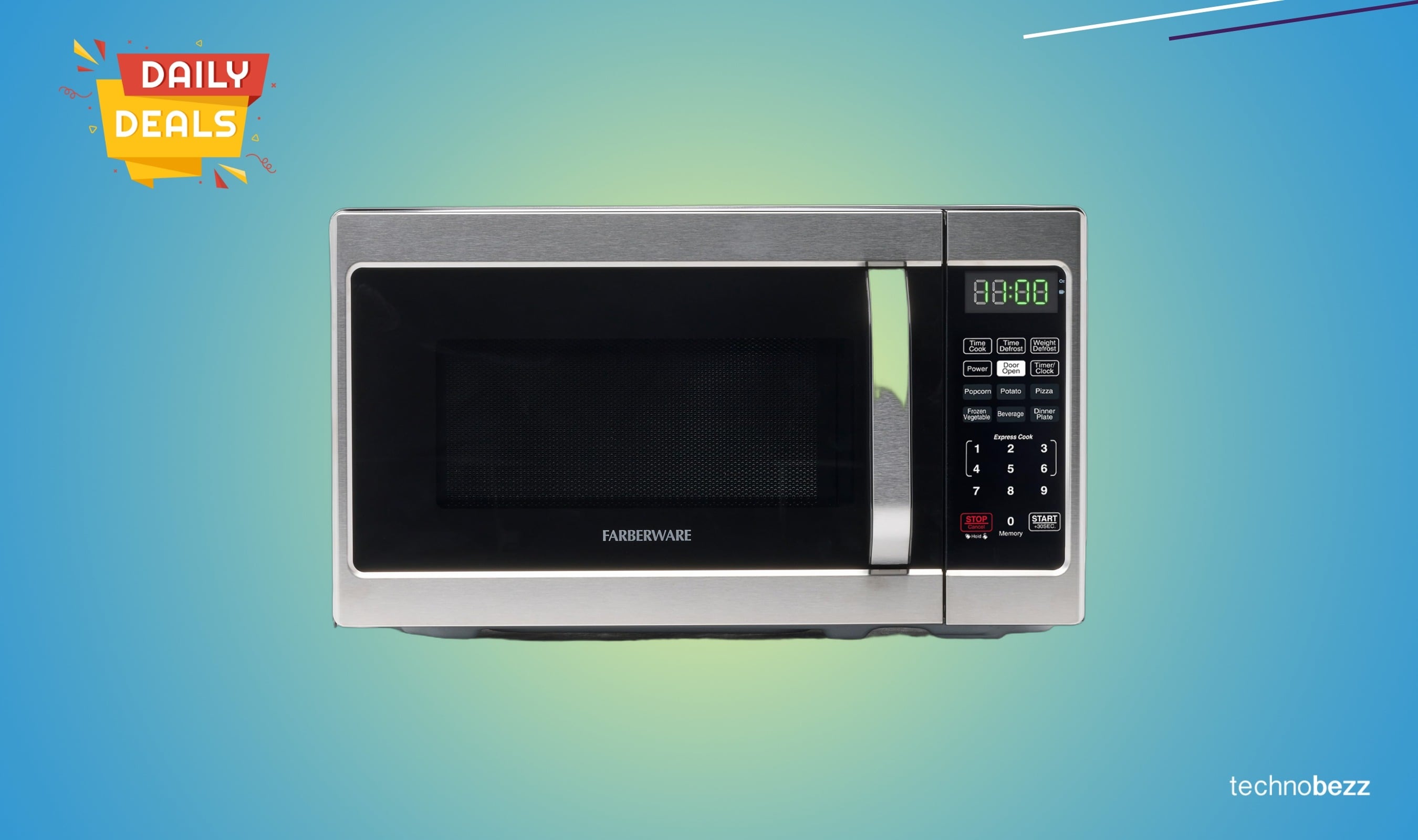 Farberware 0.7 Cu. Ft. Countertop Microwave Oven drops to $62.99
