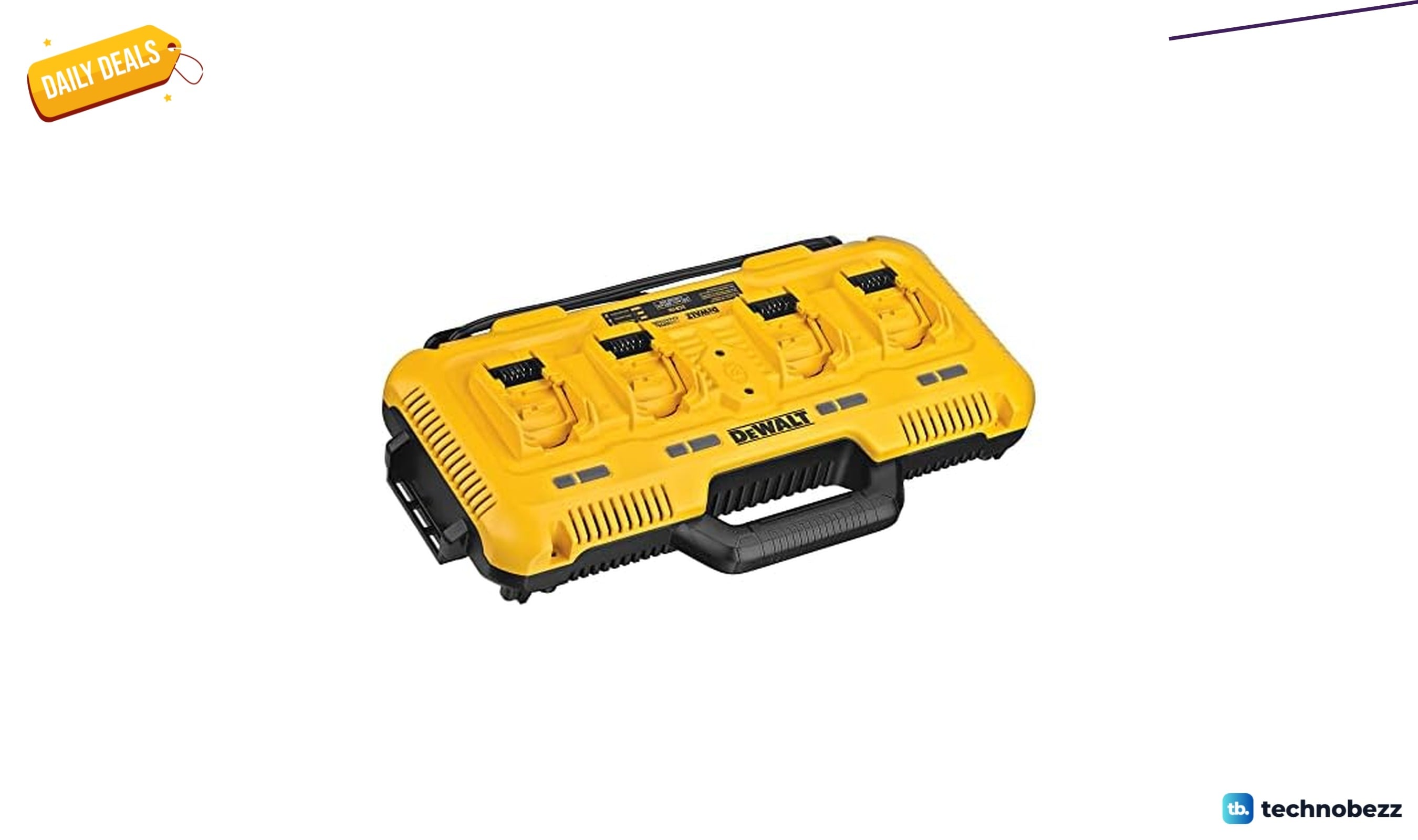 Woot offers the DEWALT DCB104 20V MAX Rapid Charger for $192.99