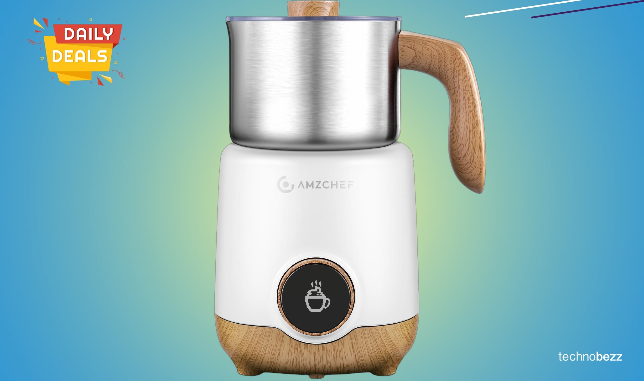 AMZCHEF 8-in-1 Milk Frother Steamer drops to $99.99 on Amazon