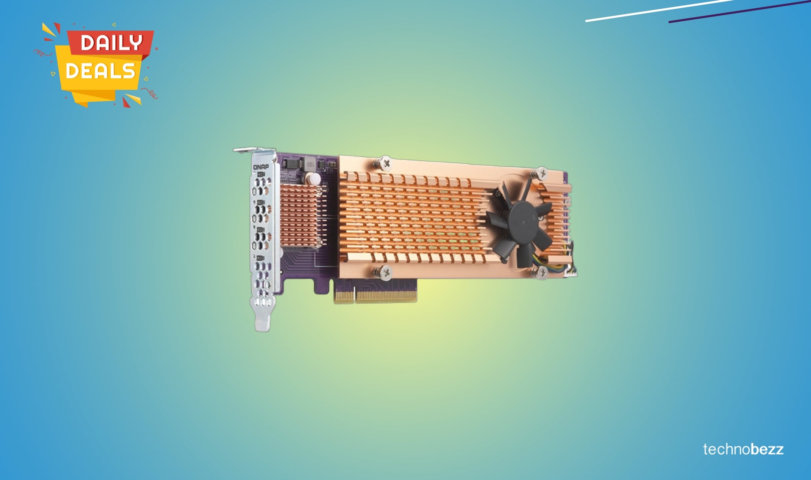 QNAP QM2-4P-384 Quad M.2 PCIe SSD Adapter Drops to $189