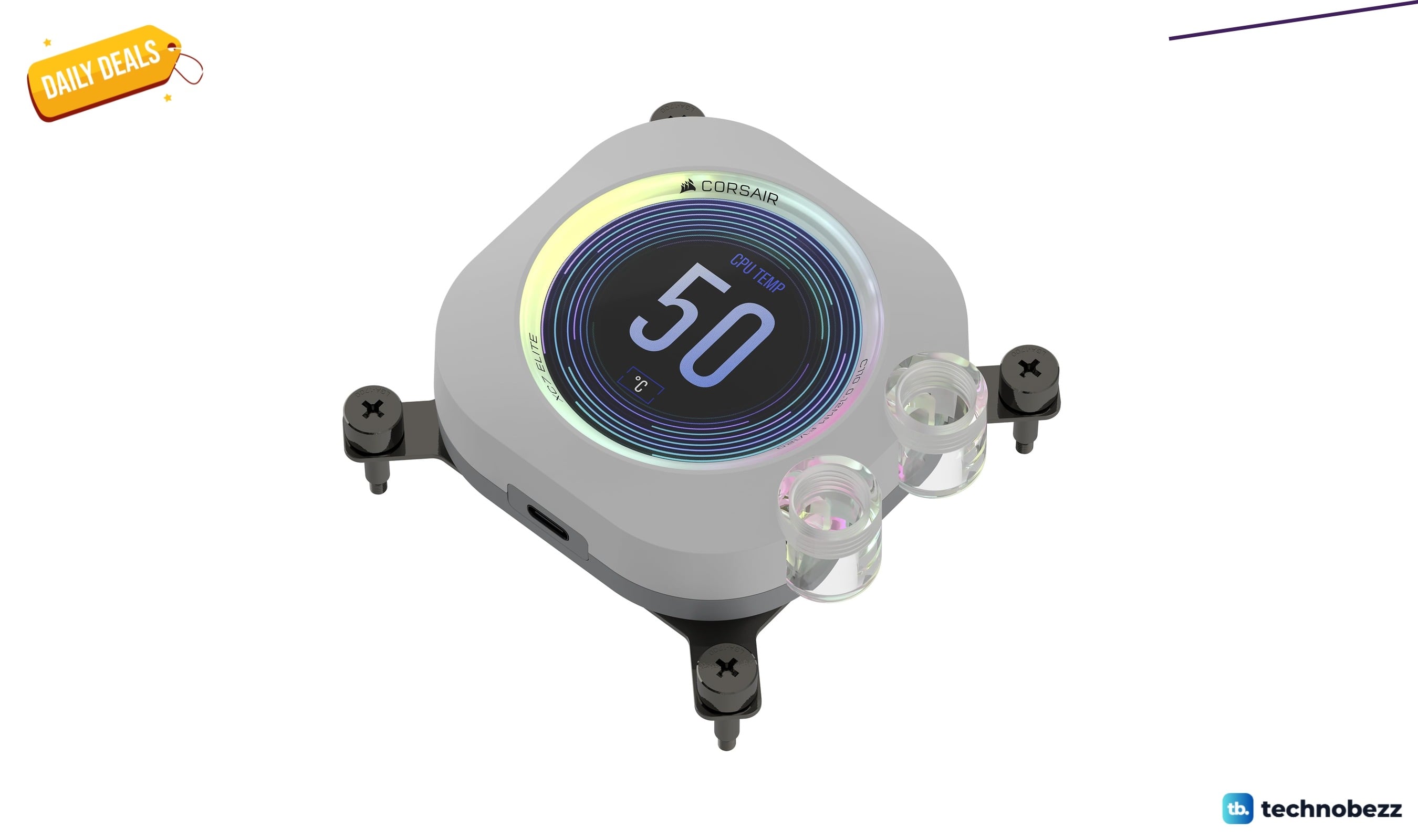 CORSAIR XC7 RGB Elite LCD CPU Water Block drops to $175.74