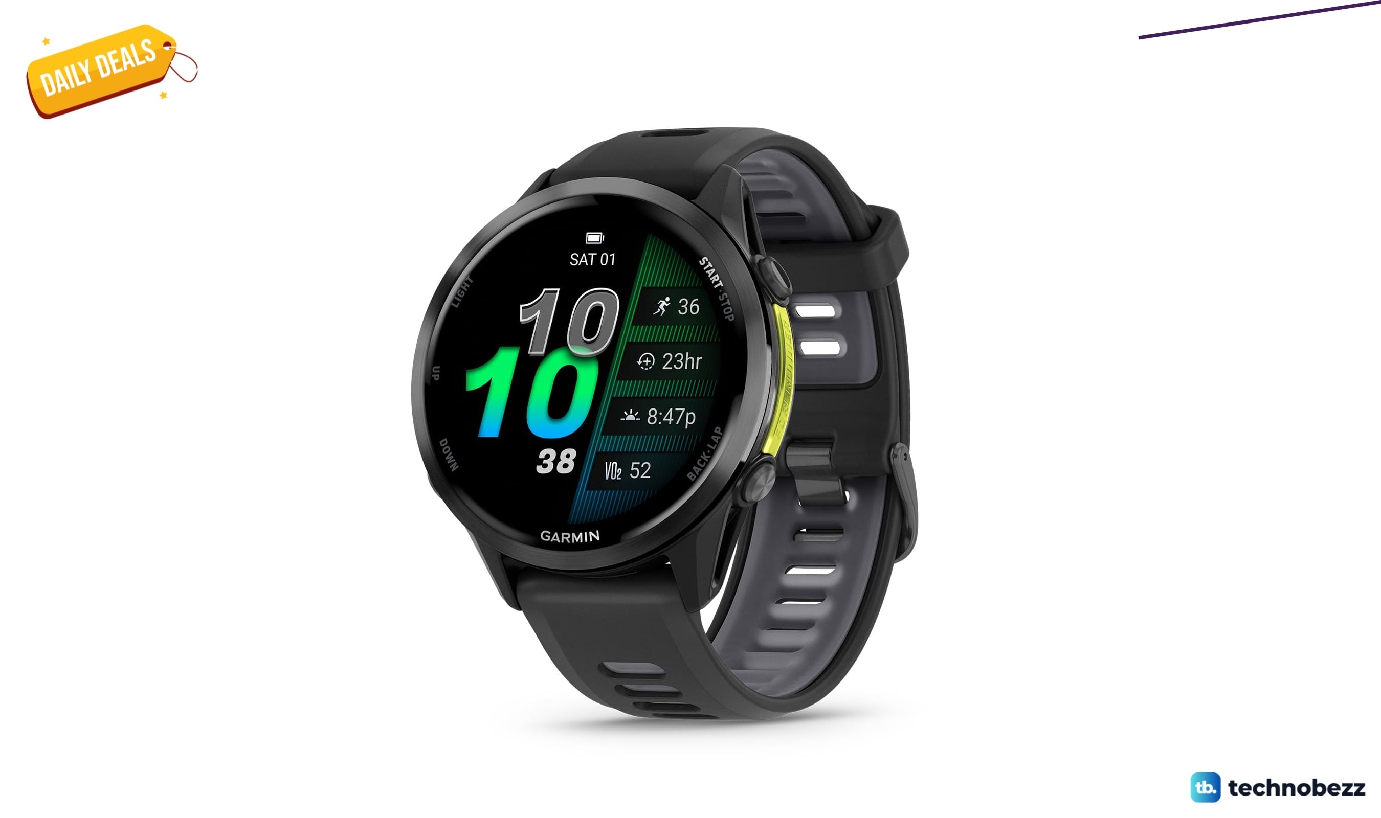 Garmin Forerunner 970 GPS Running Triathlon Smartwatch drops to $649.99 at Amazon