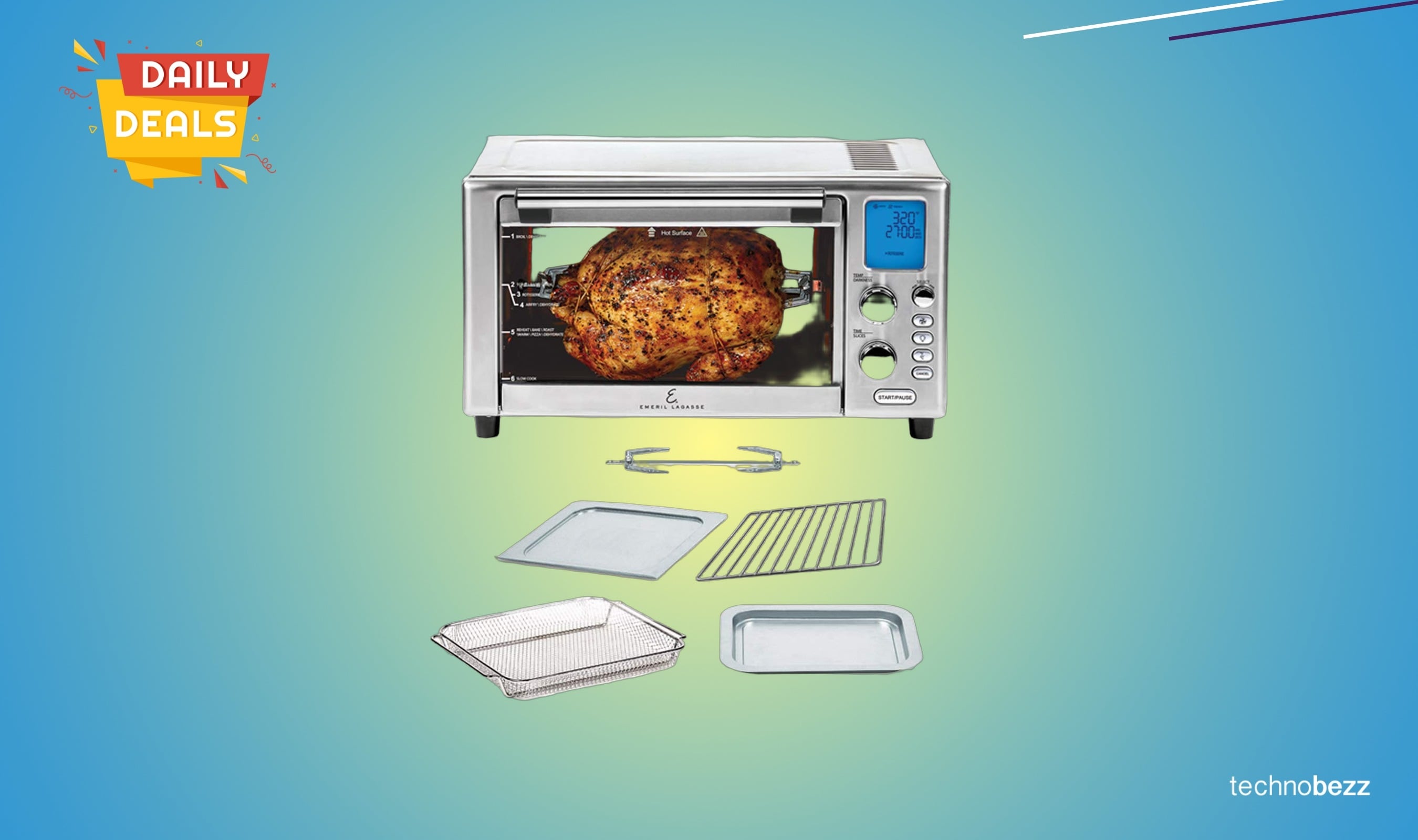 Emeril Lagasse Everyday 360 Stainless Steel Air Fryer hits new low at $150.44