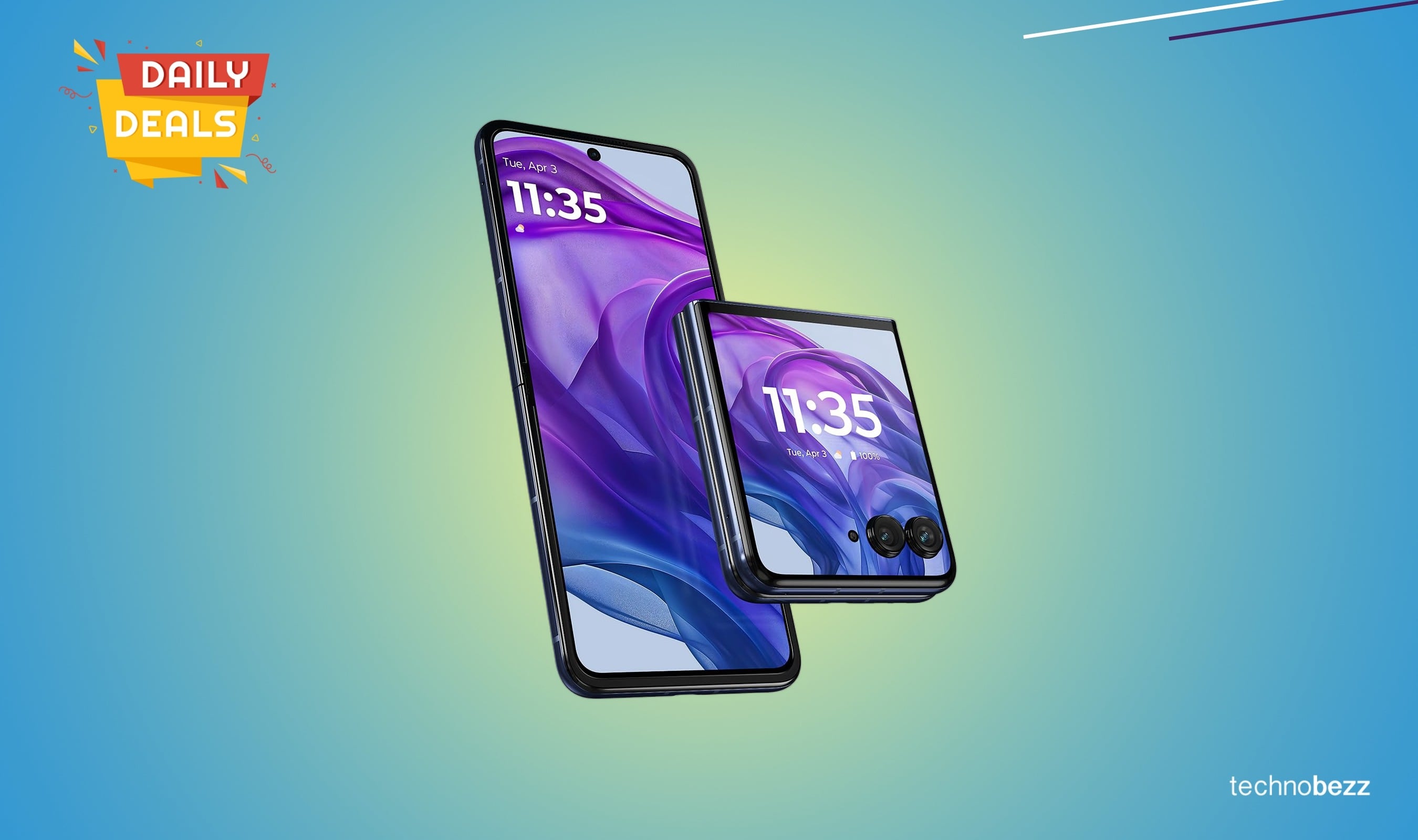 Motorola's 2024 razr+ foldable phone drops to $549.99