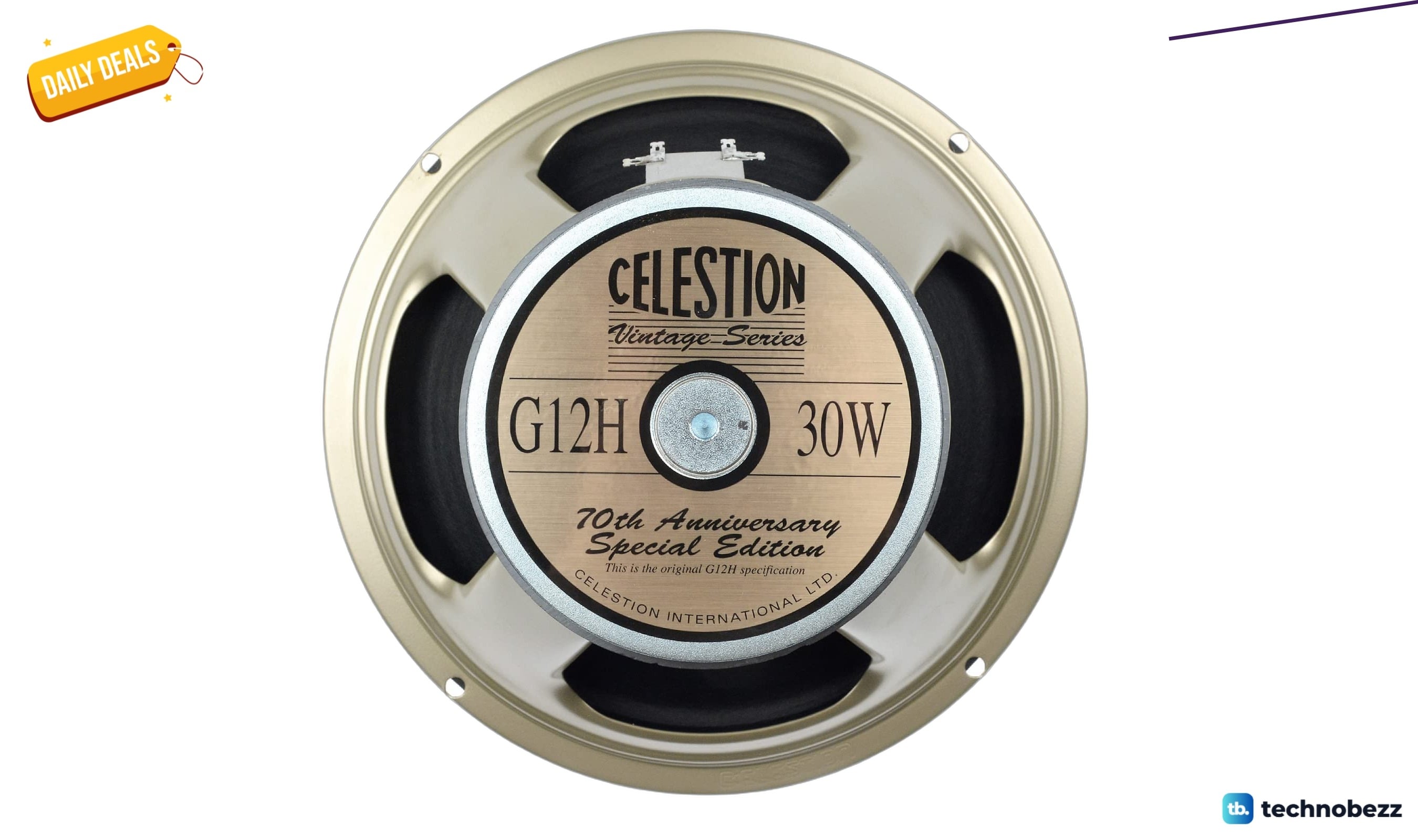 Celestion T4533 30-Watt 70th Anniversary G12H Classic drops to $144.48