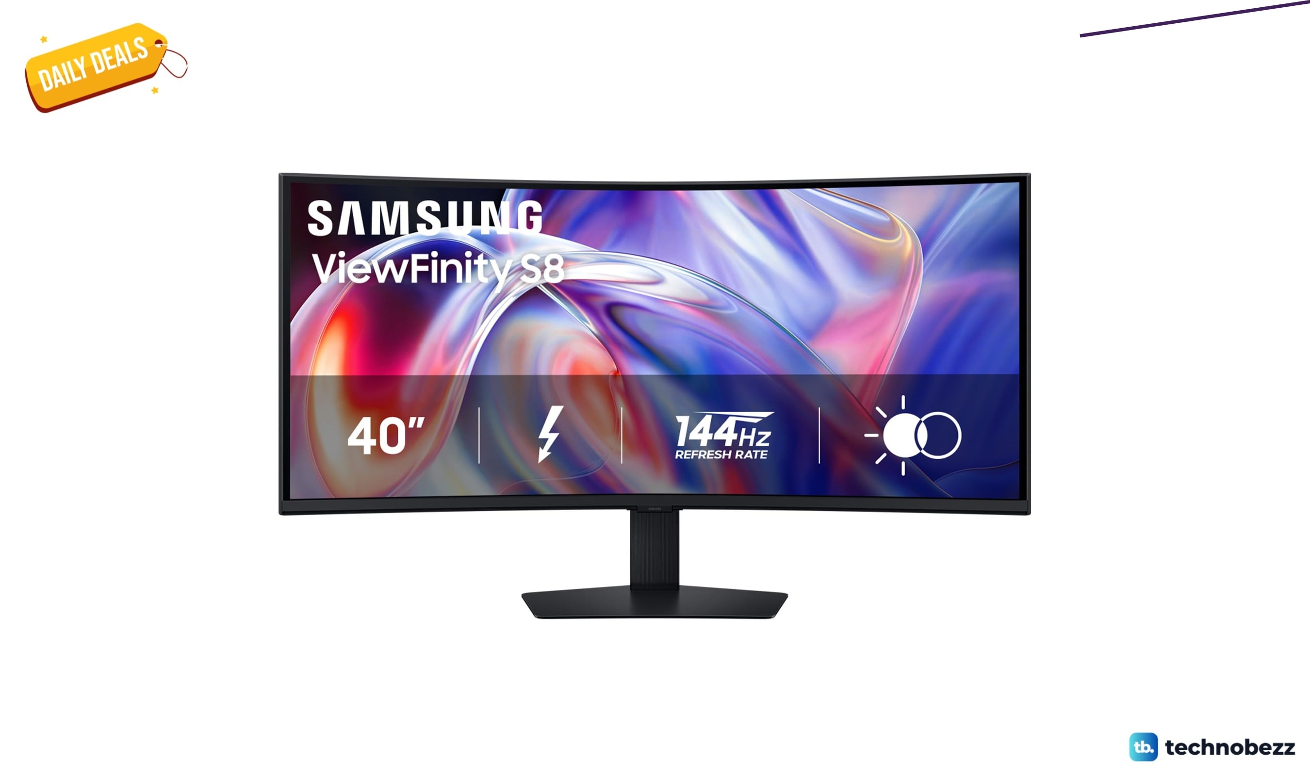 Samsung 40" ViewFinity S8 Curved Monitor falls to $1099.99
