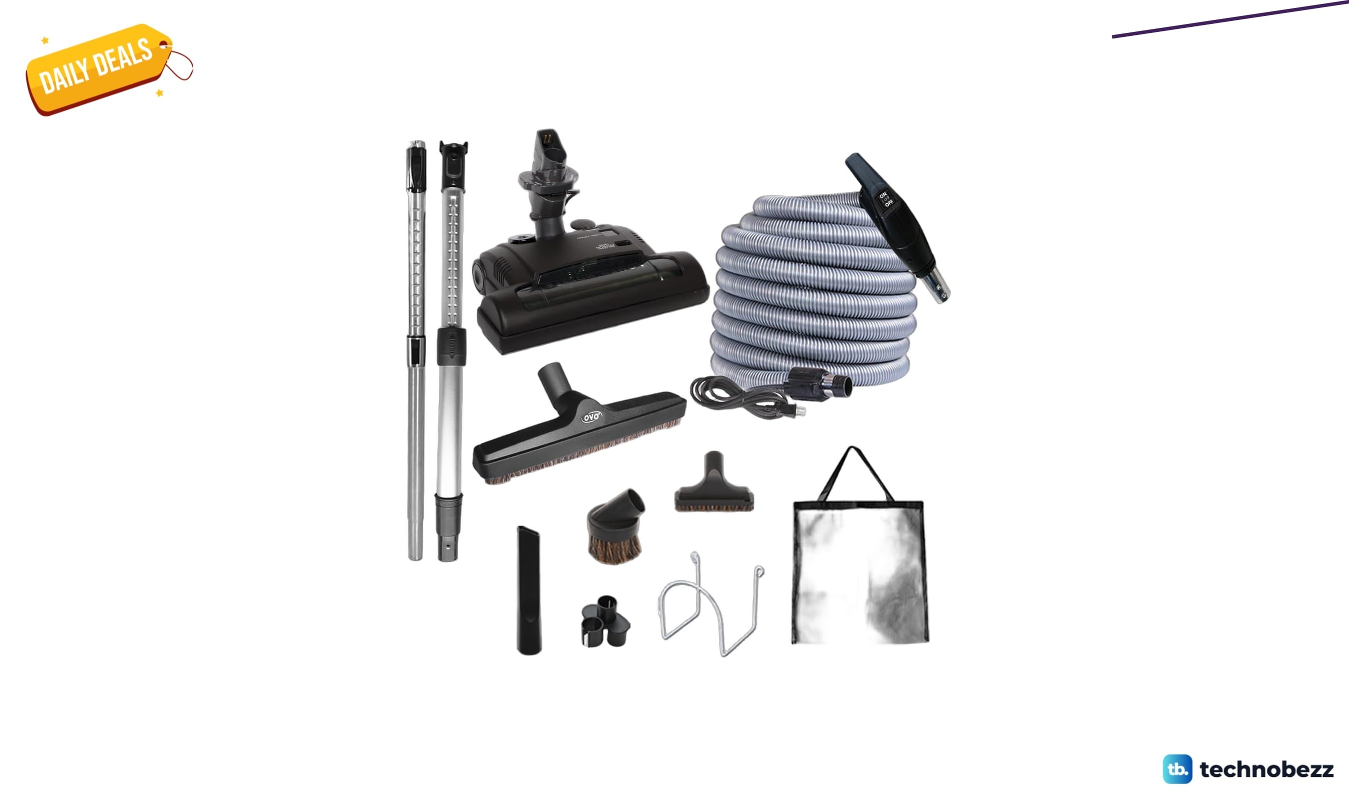 OVO Central Vacuum Carpet Deluxe Accessory Kit drops to $269.99