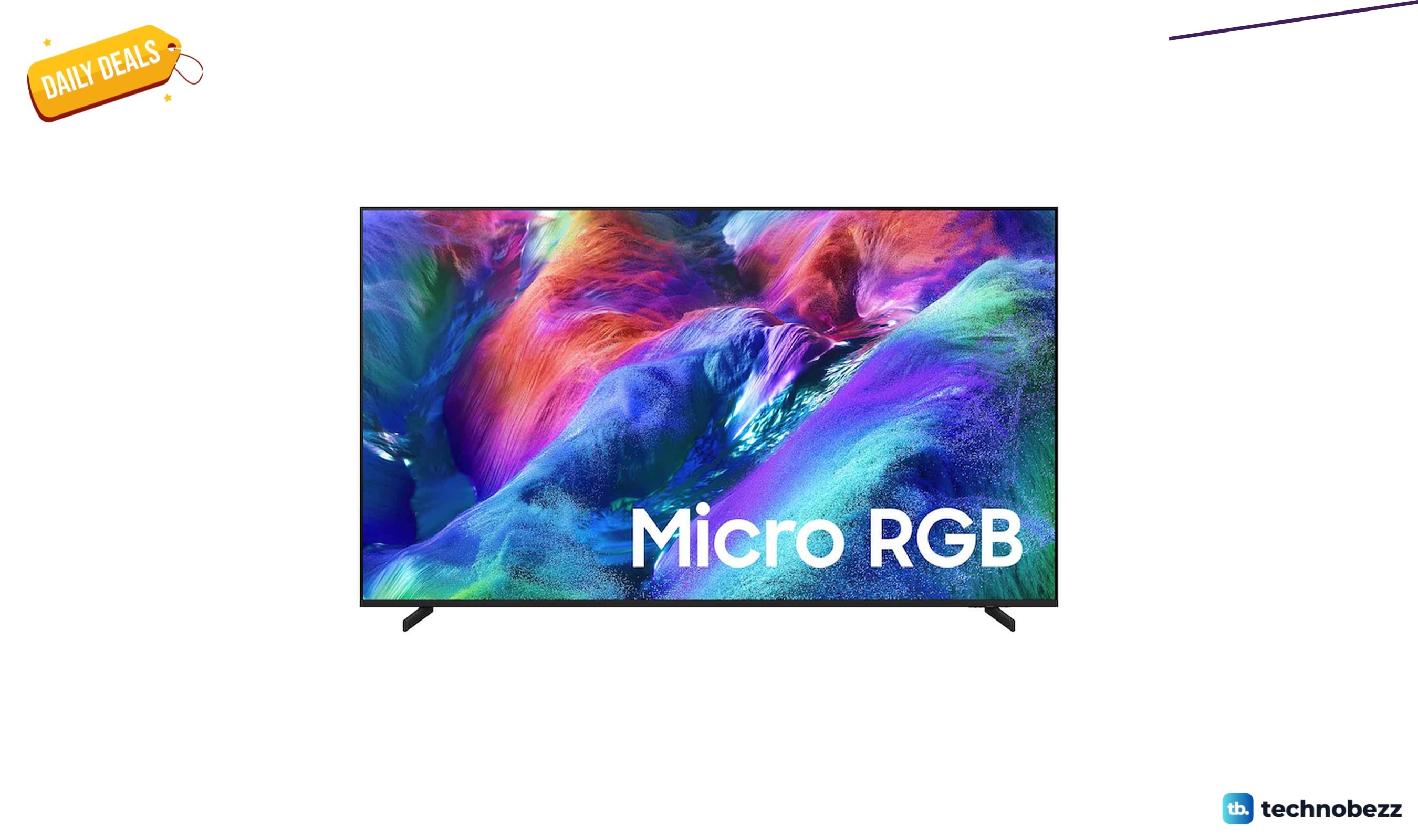 Samsung offers the 75 Class Micro RGB R85H 4K TV for $2599.99