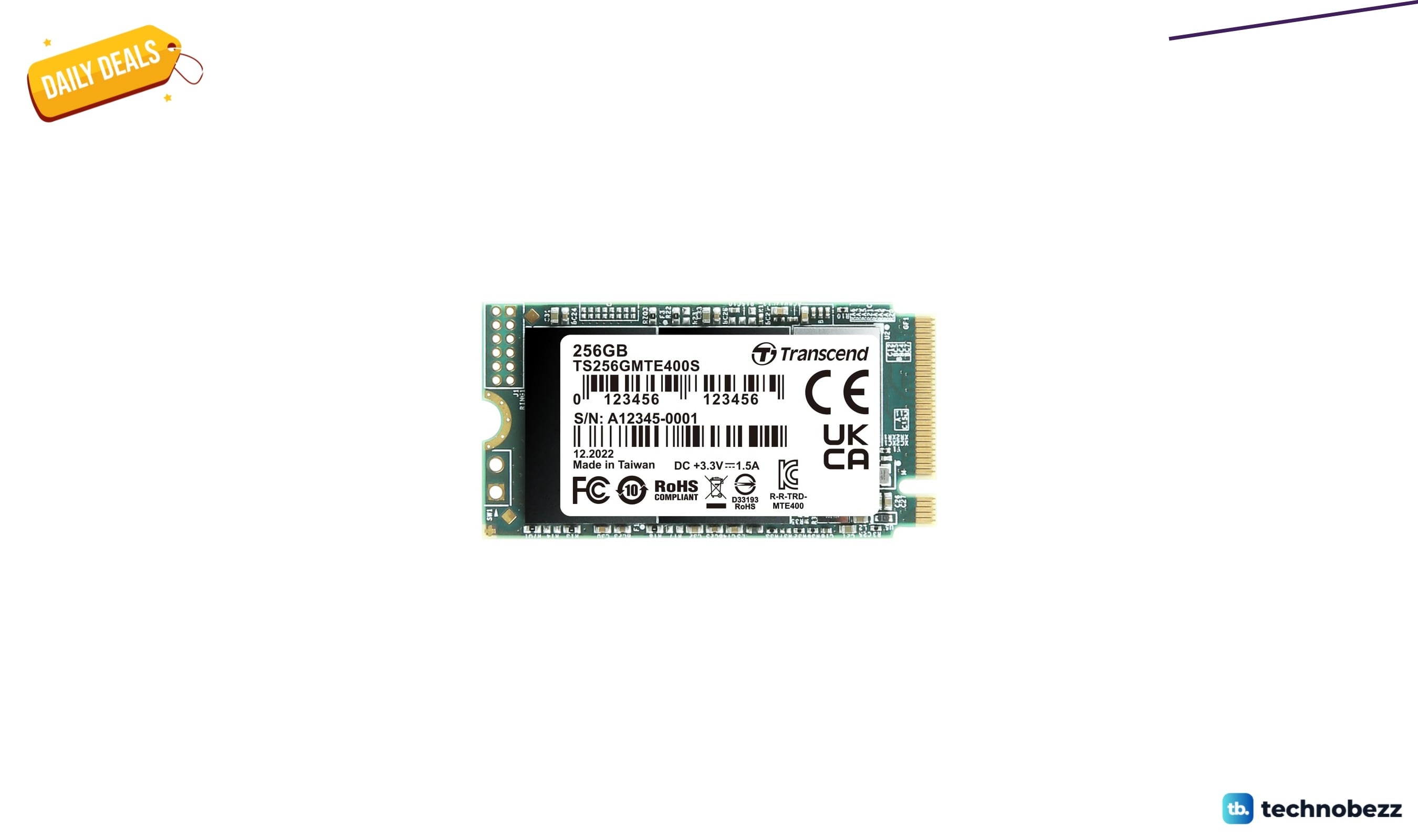 Transcend MTE400S M.2 2242 PCIe Gen3x4 SSD drops to $135.99 on Amazon