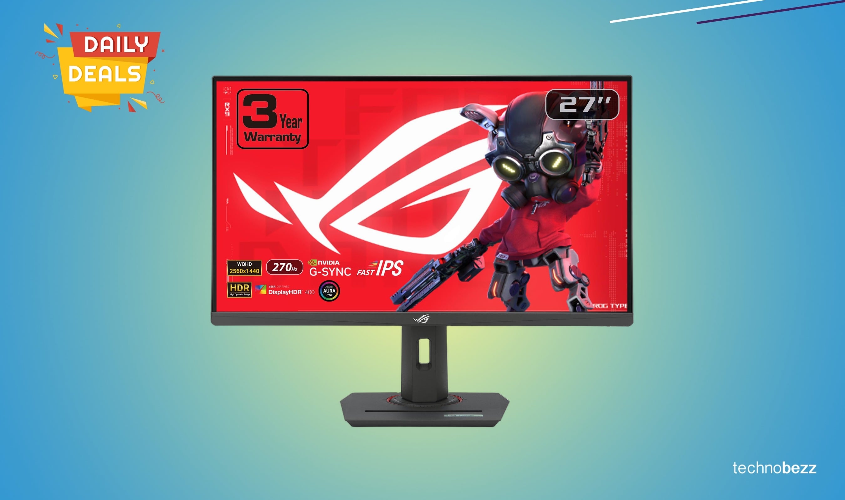 ASUS ROG Strix 27-inch gaming monitor drops to $239.79 on Amazon