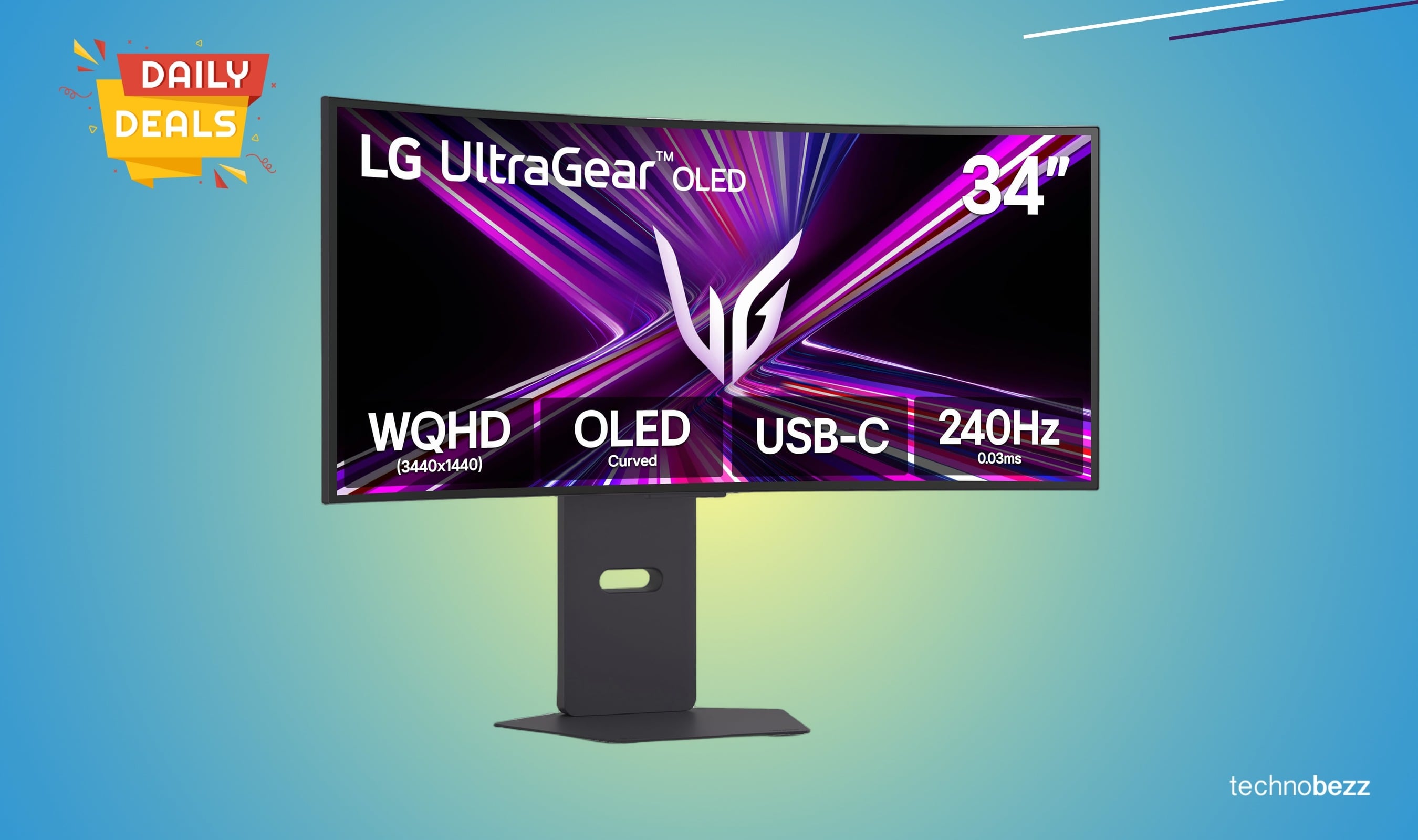 LG 34GX900A-B Ultragear WQHD OLED Curved Gaming drops to $699.99