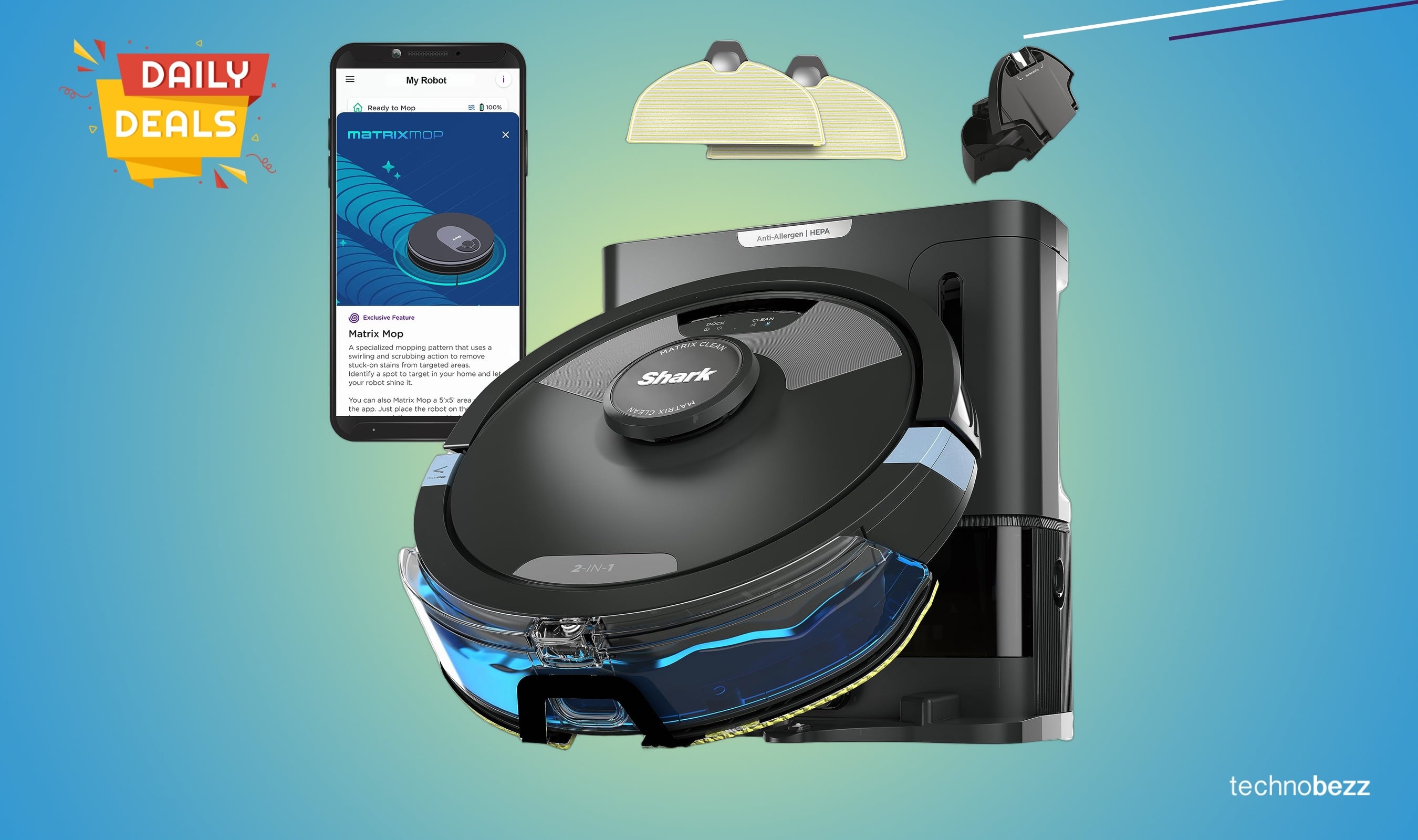 Shark Matrix Plus 2in1 Robot Vacuum drops to $349.99