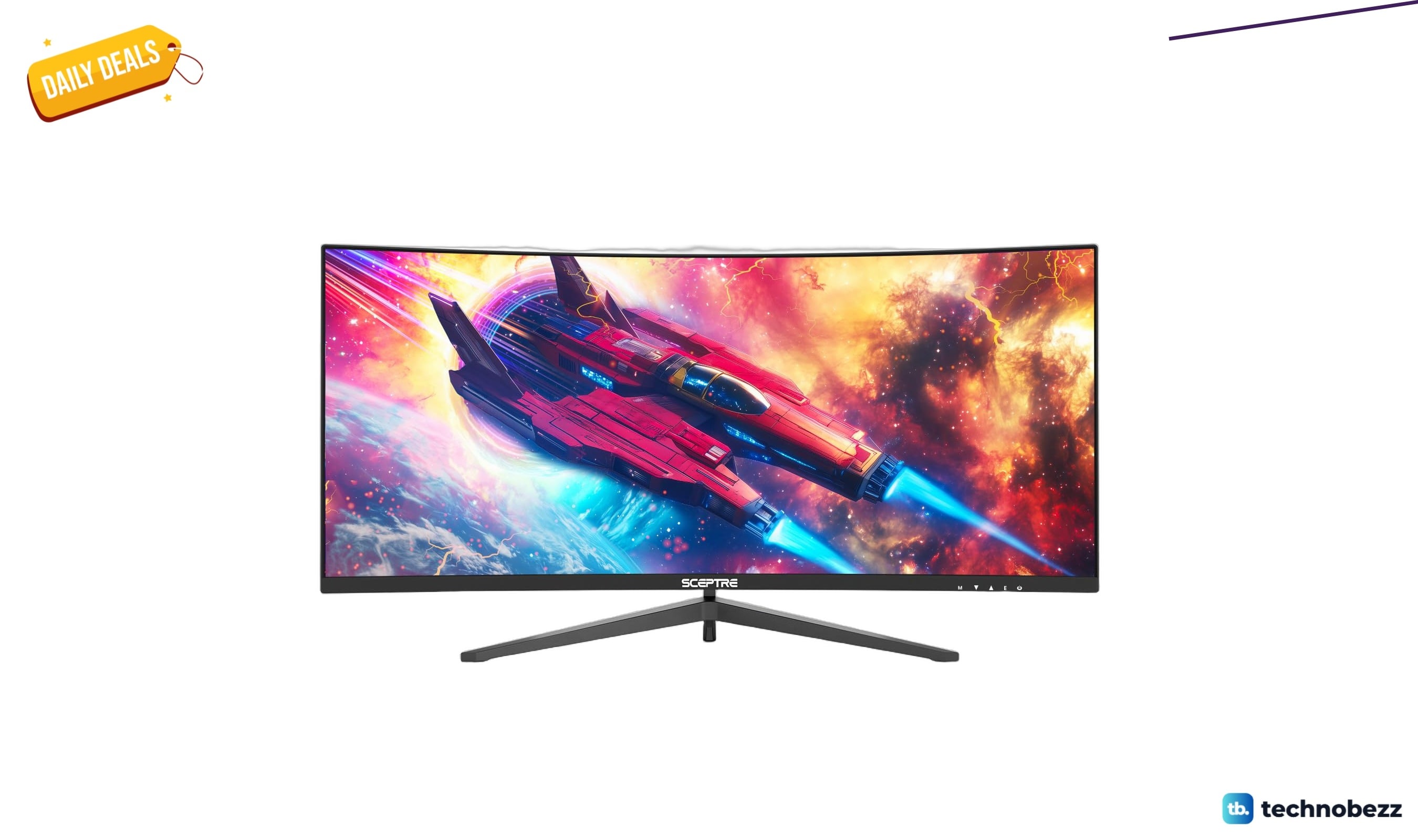 Sceptre Prime Curved Gaming Monitor 200+Hz FreeSync drops to $175.97
