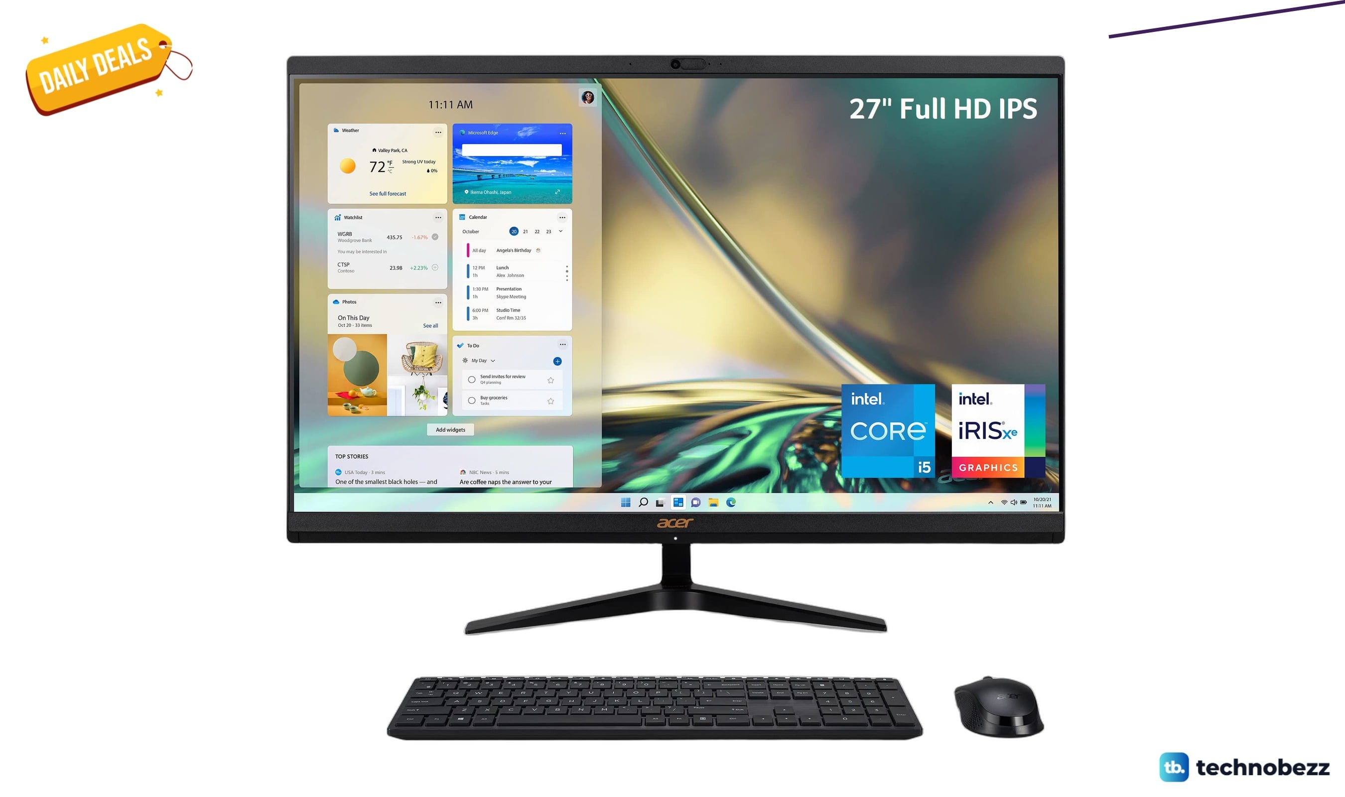 Acer Aspire C27-1700-UA91 AIO Desktop with 27-inch display drops to $839.99