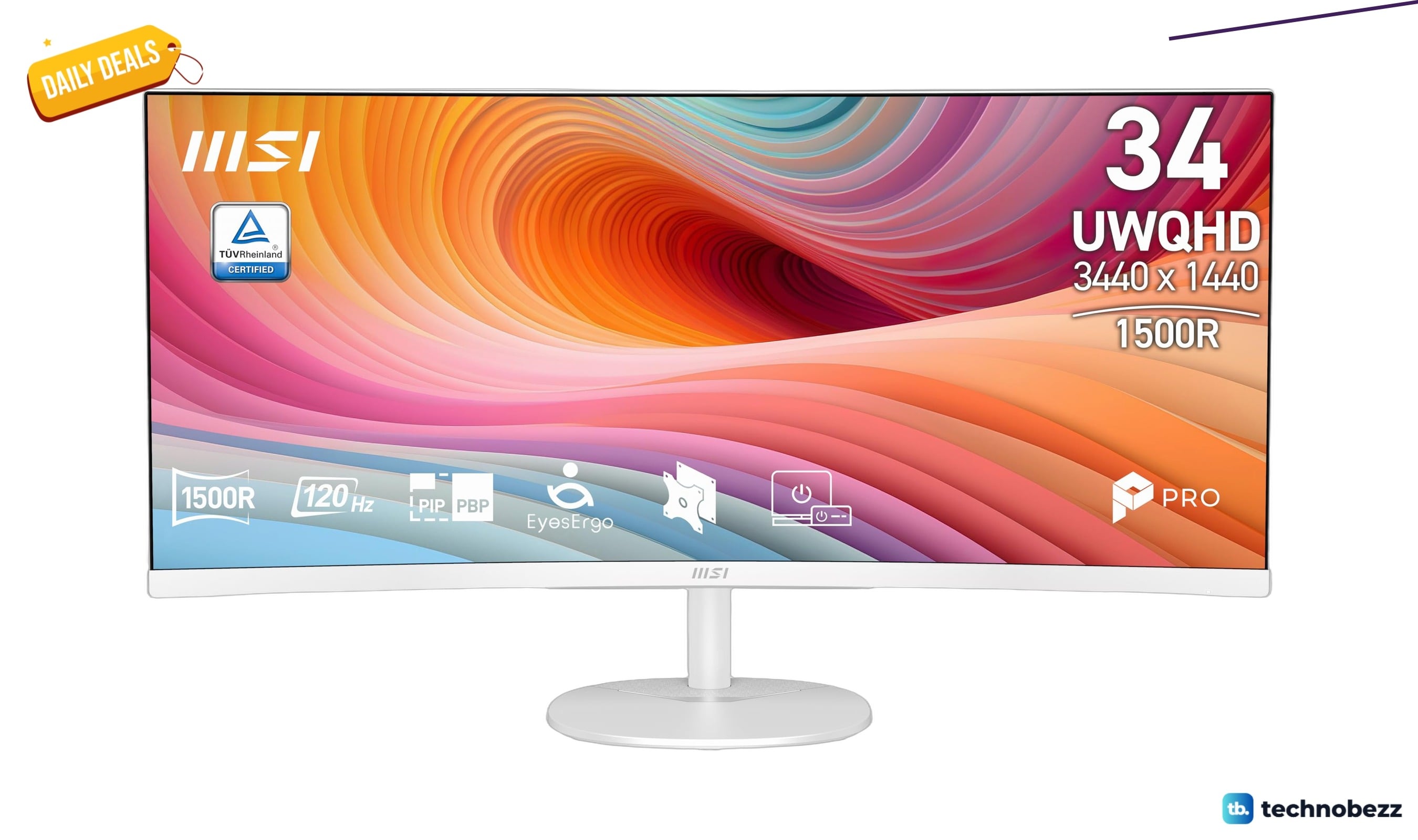 MSI PRO MP341CQW E12 VA 3440 x ultrawide monitor drops to $204.99