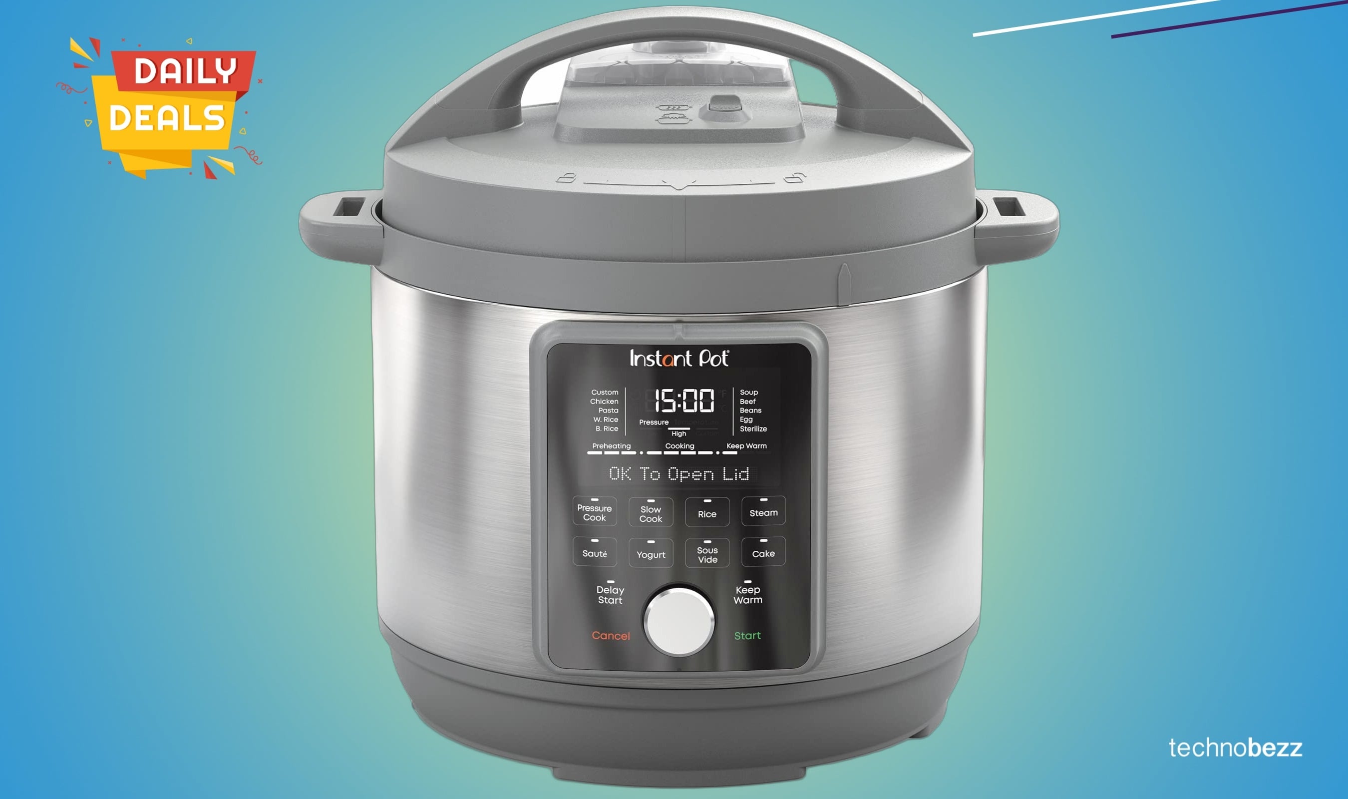 Instant Pot Whisper Quiet 9-in-1 multi-cooker drops to $99.99