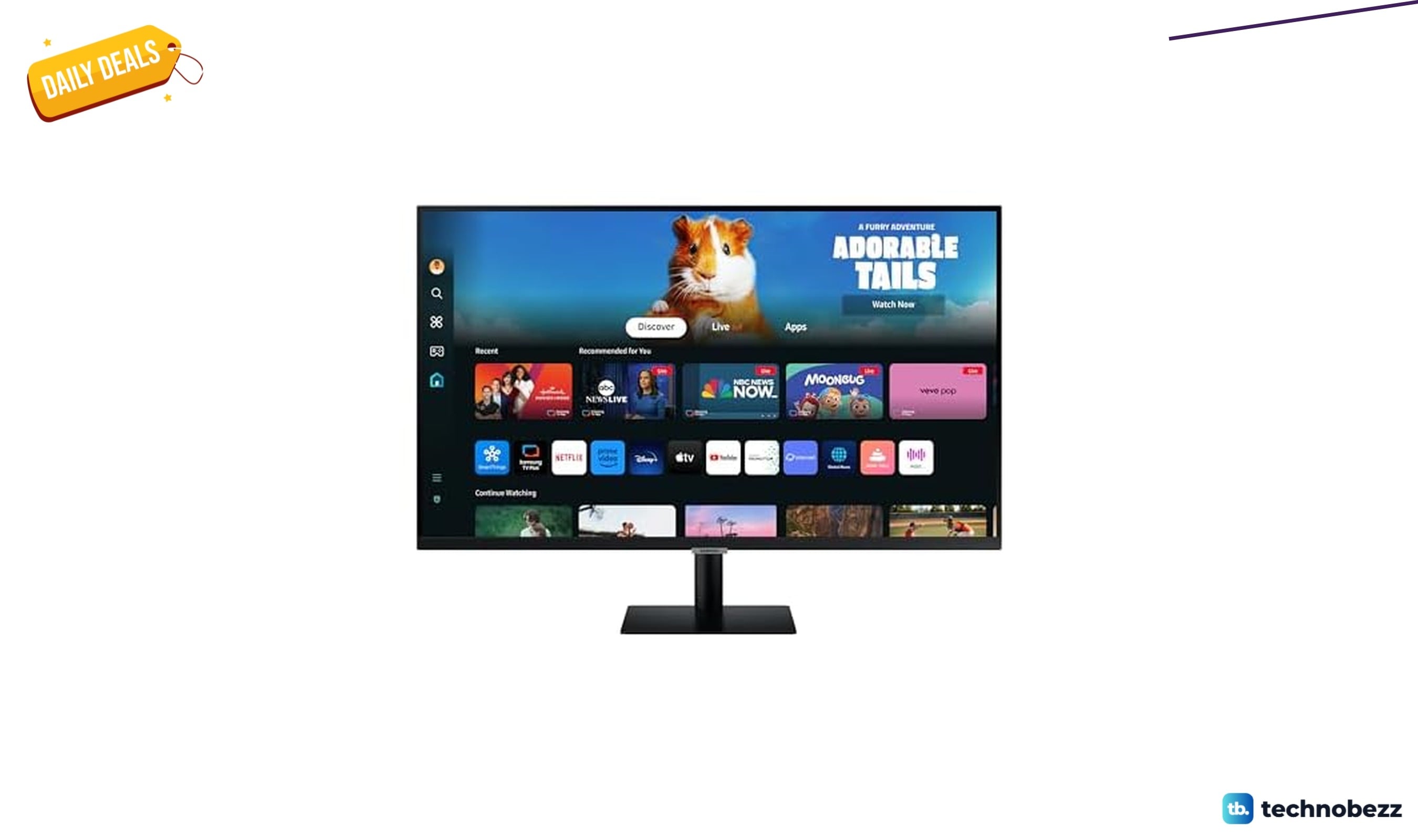 Samsung 32" Streaming Monitor | FHD 1920x1080 available for $239.99 at Woot