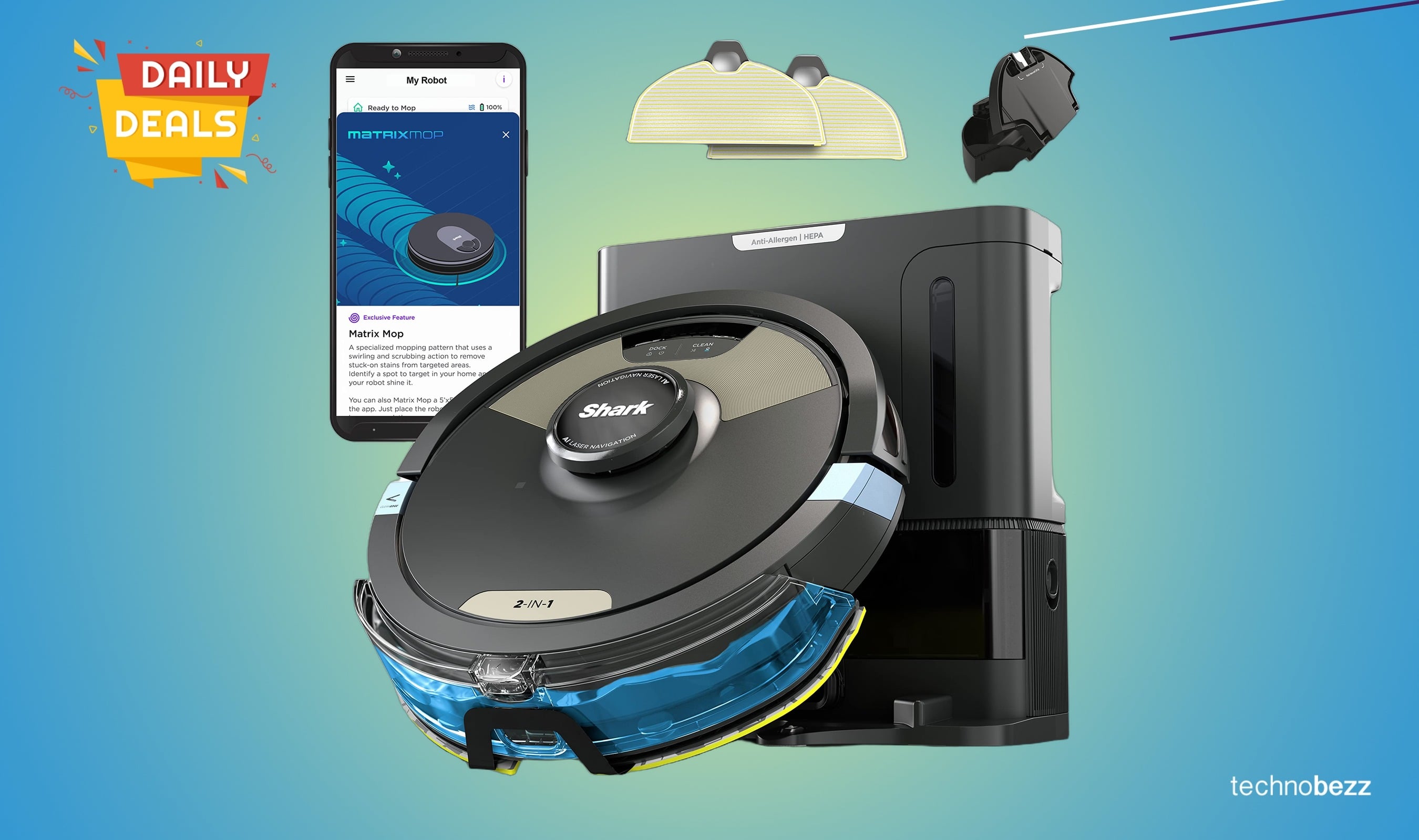 Shark Matrix Plus robot vacuum price drops to $299.99