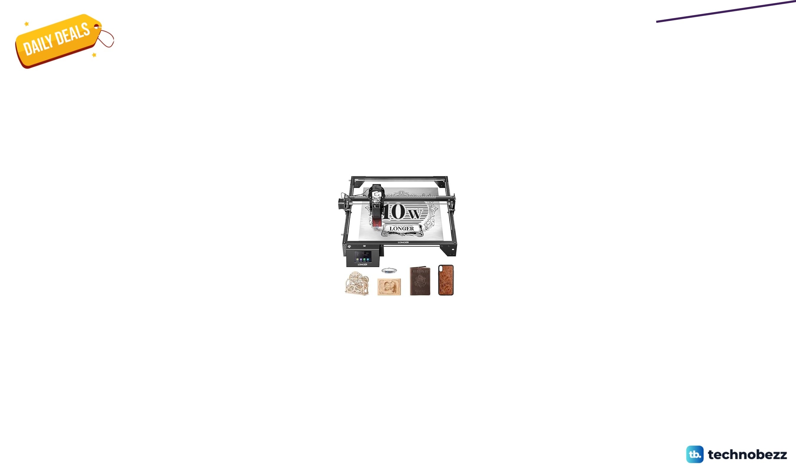 LONGER Laser Engraver Ray5 10W, 60W DIY available for $114.99 at Woot