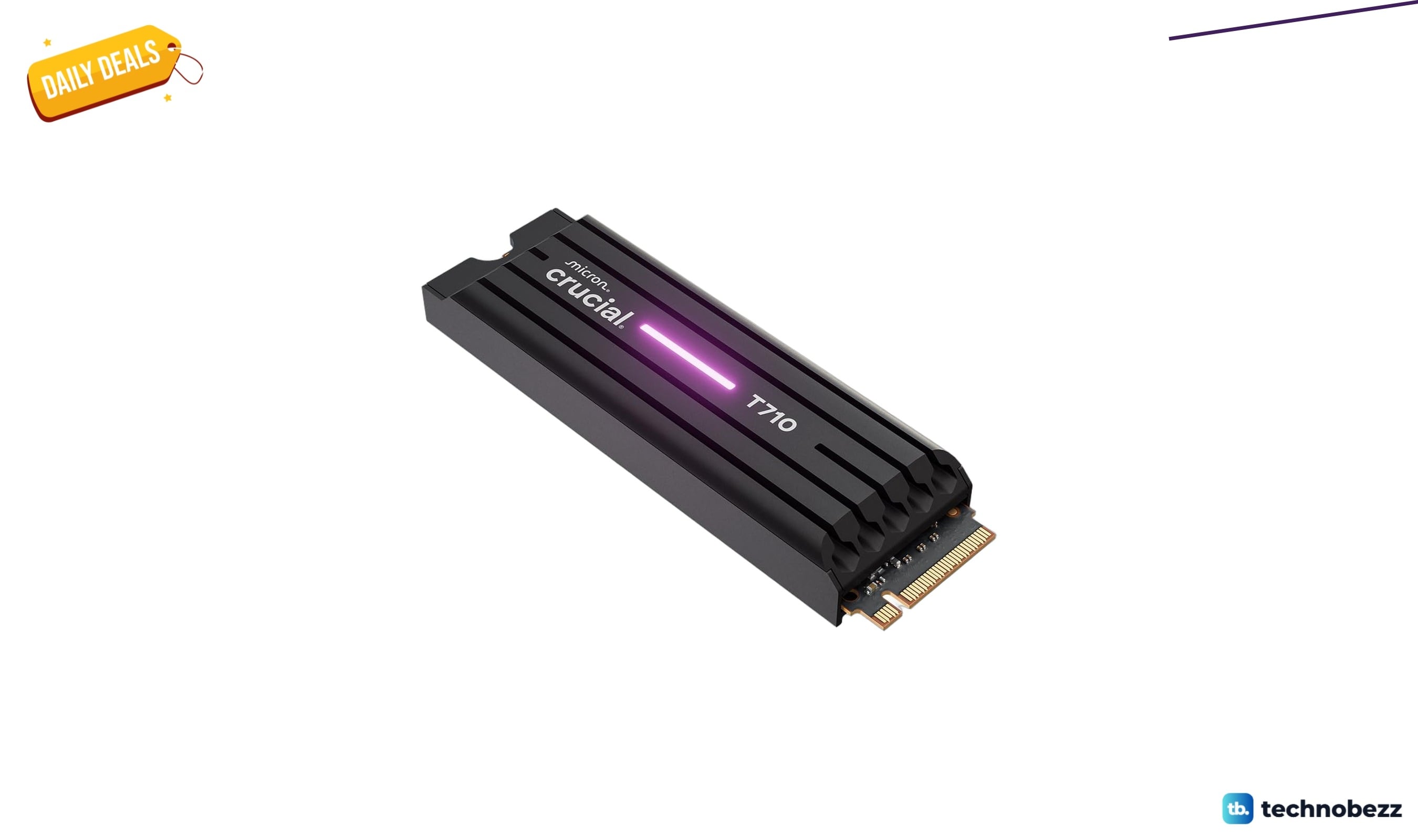 Crucial T710 PCIe Gen5 NVMe SSD drops to $219.99 from $228.73