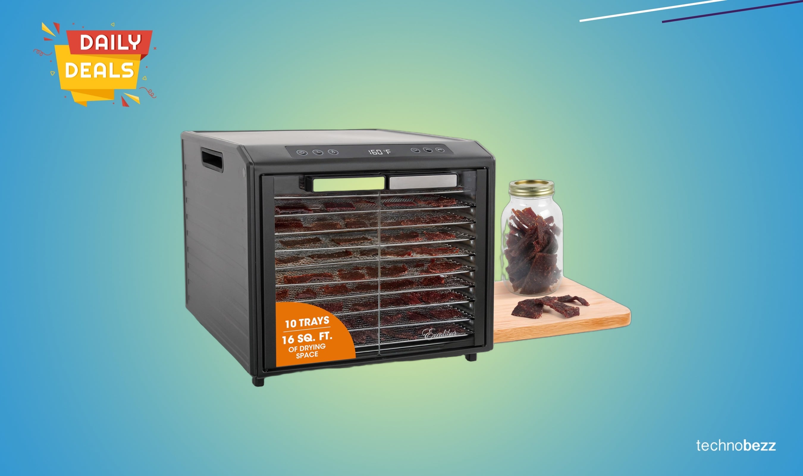 Excalibur Food Dehydrator 10-Tray Select drops to $249.99